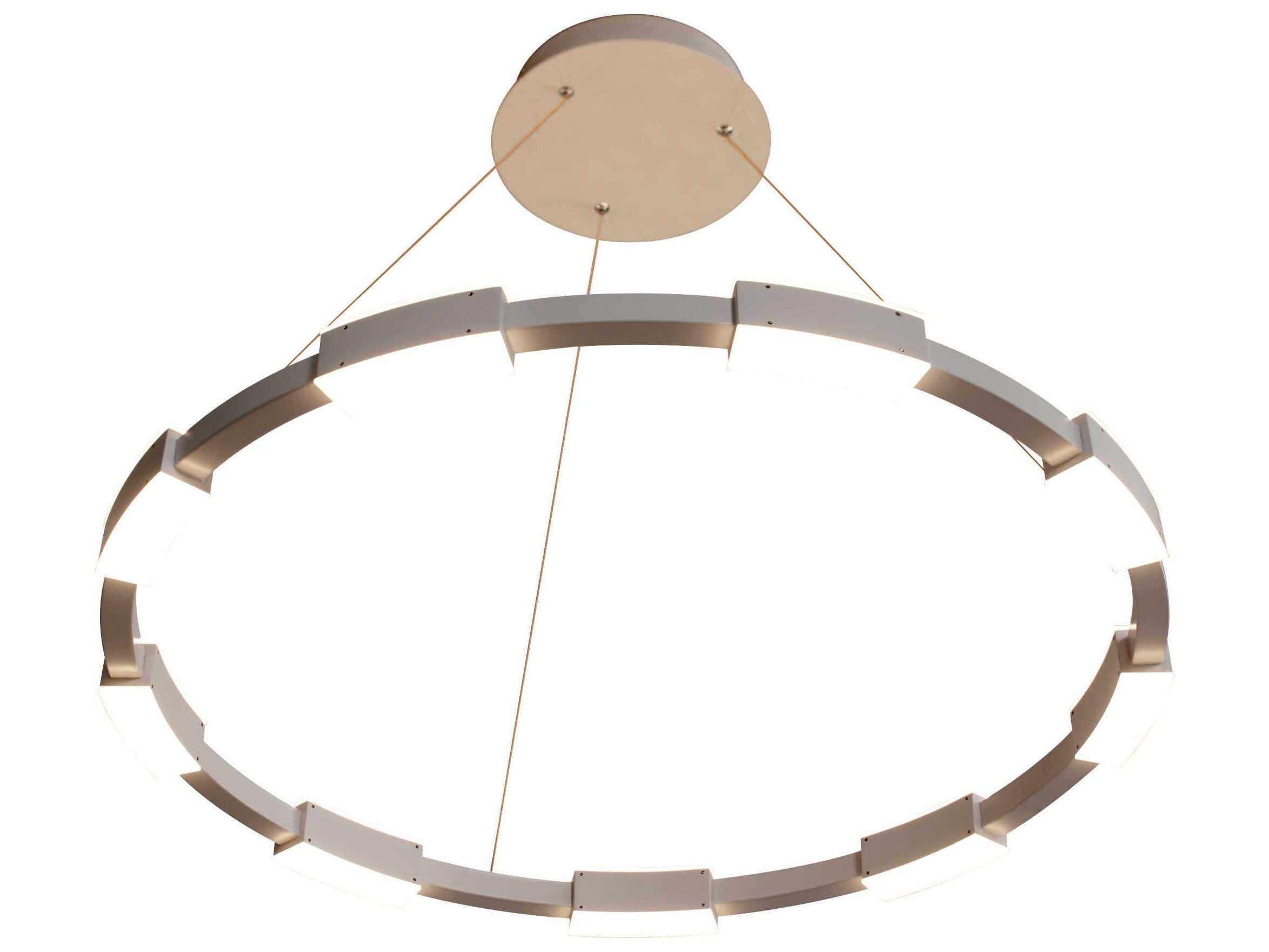 Oxygen by Quorum Dieter 9-Light White Round Pendant