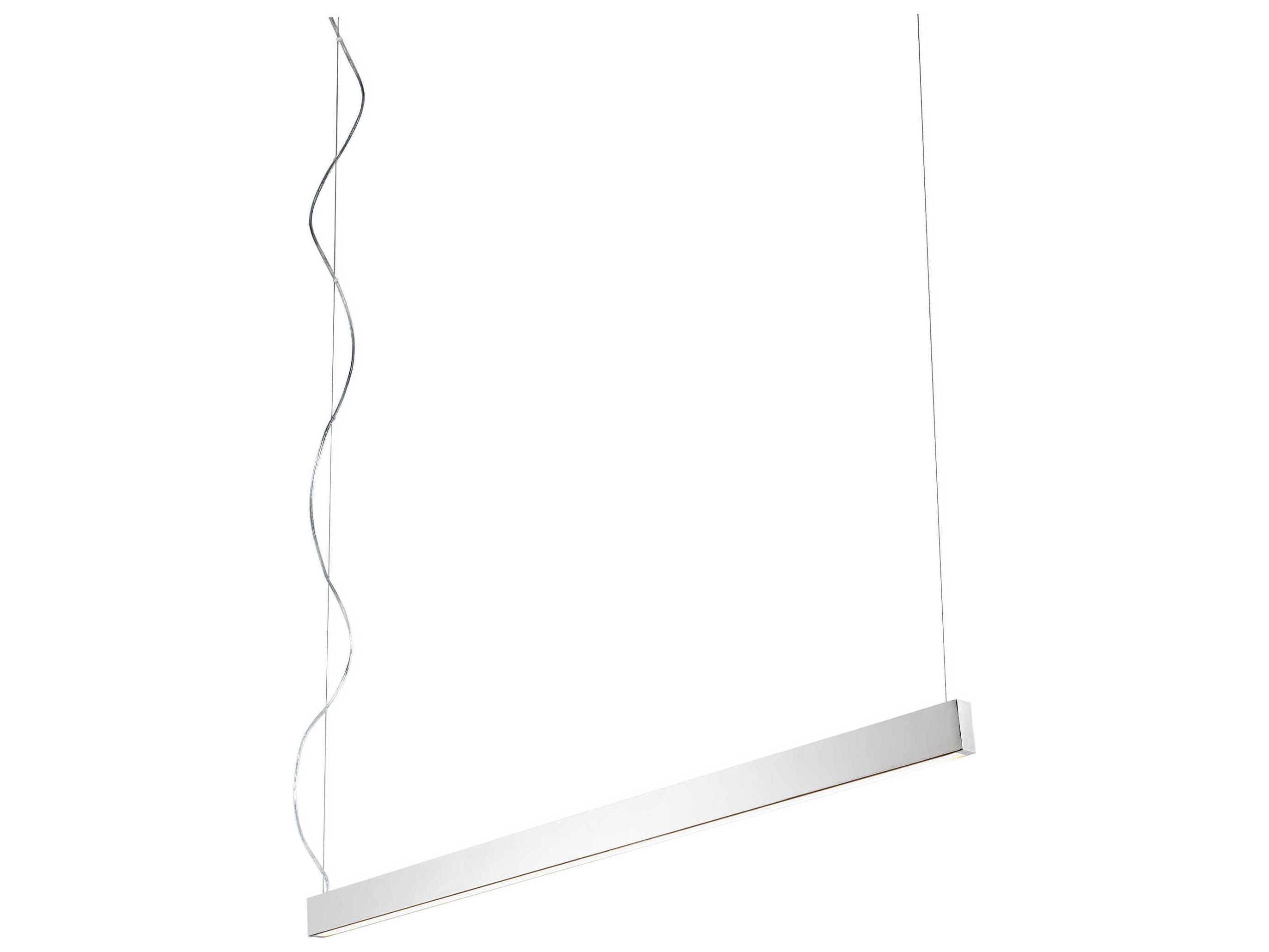 Oxygen by Quorum Zepp 2-Light Polished Nickel Linear Island Pendant