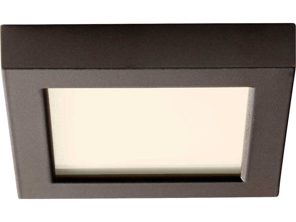 Oxygen by Quorum Altair 1-Light Oiled Bronze Flush Mount