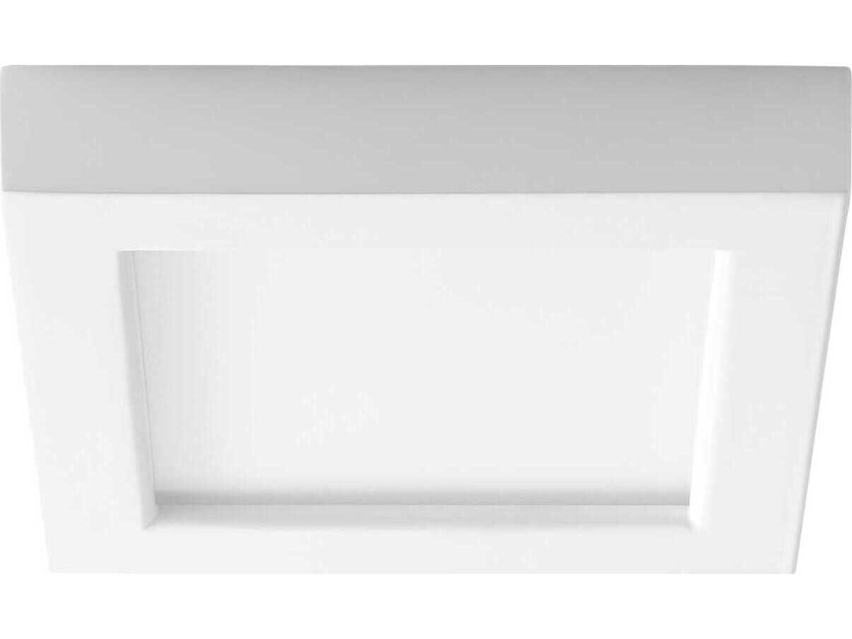 Oxygen by Quorum Altair 1-Light White Flush Mount