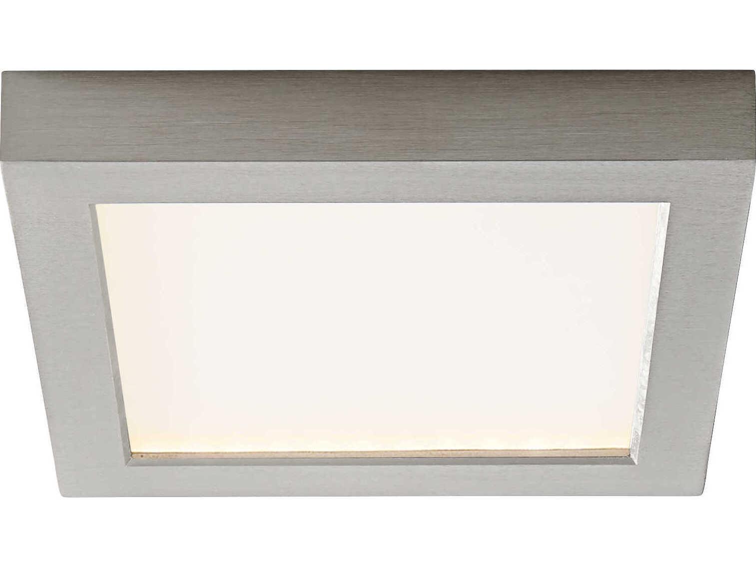 Oxygen by Quorum Altair 1-Light Satin Nickel Flush Mount