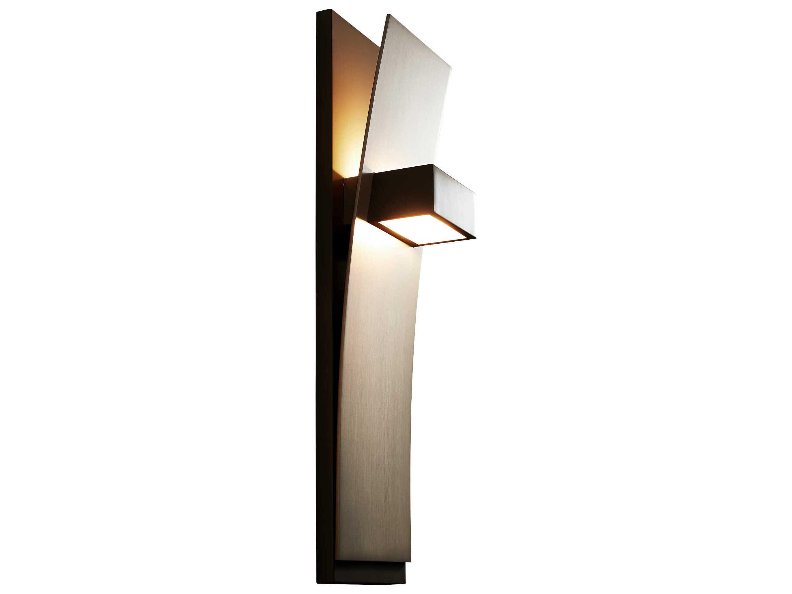 Oxygen by Quorum Dario 2-Light Black Satin Nickel Wall Sconce