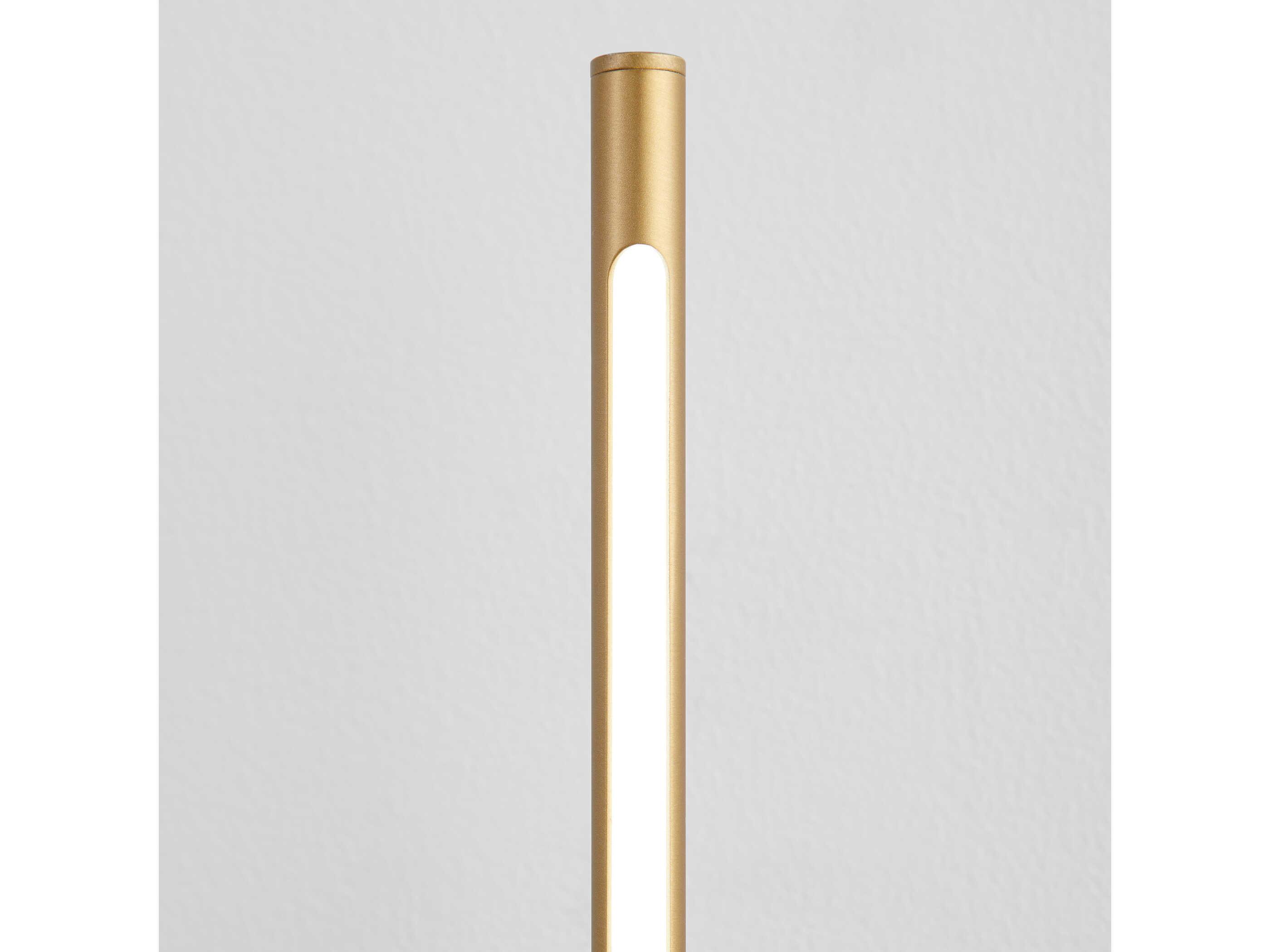 Oxygen by Quorum Palillos 1-Light Aged Brass Wall Sconce