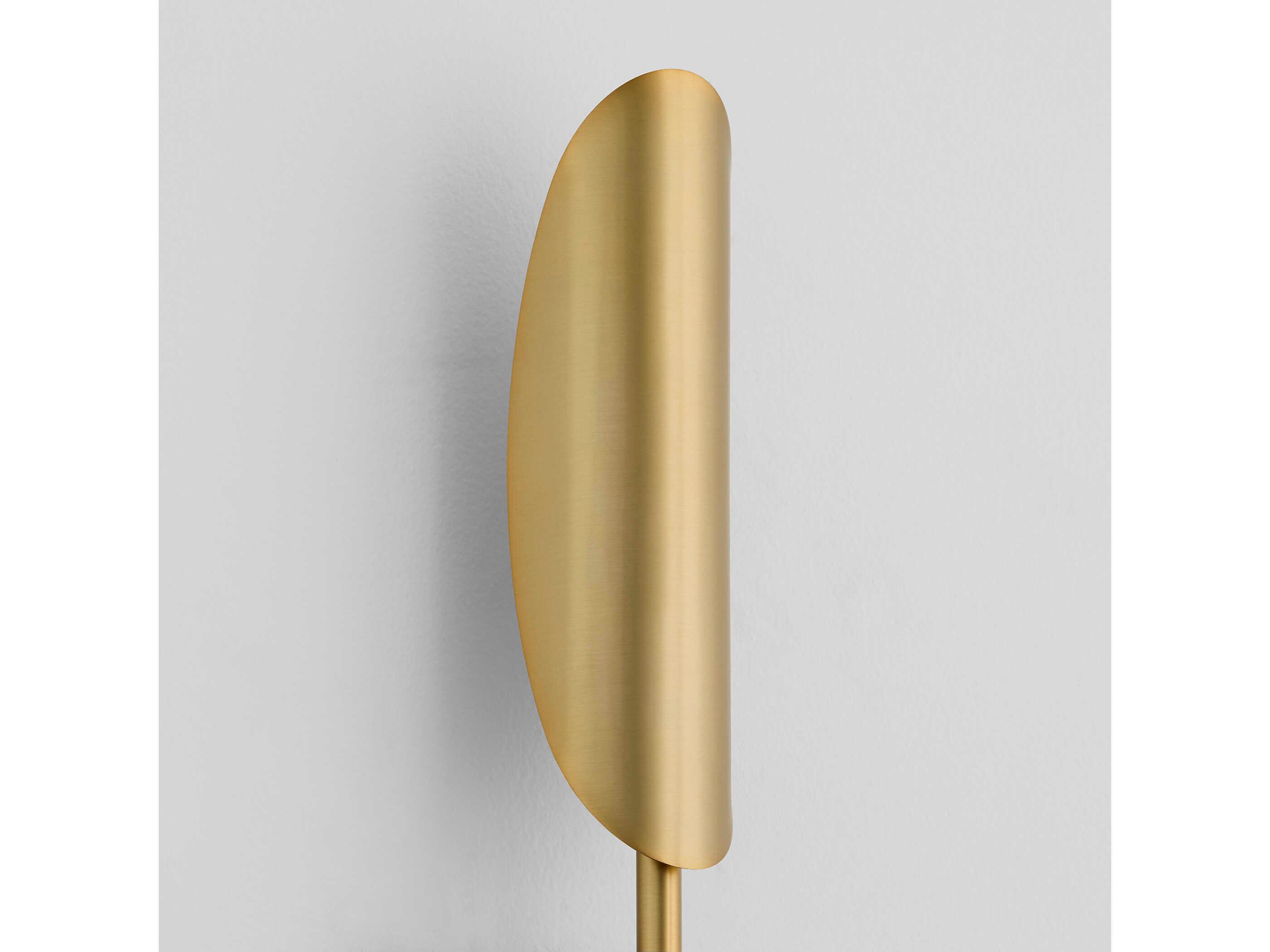 Oxygen by Quorum Pivot 1-Light Aged Brass Wall Sconce
