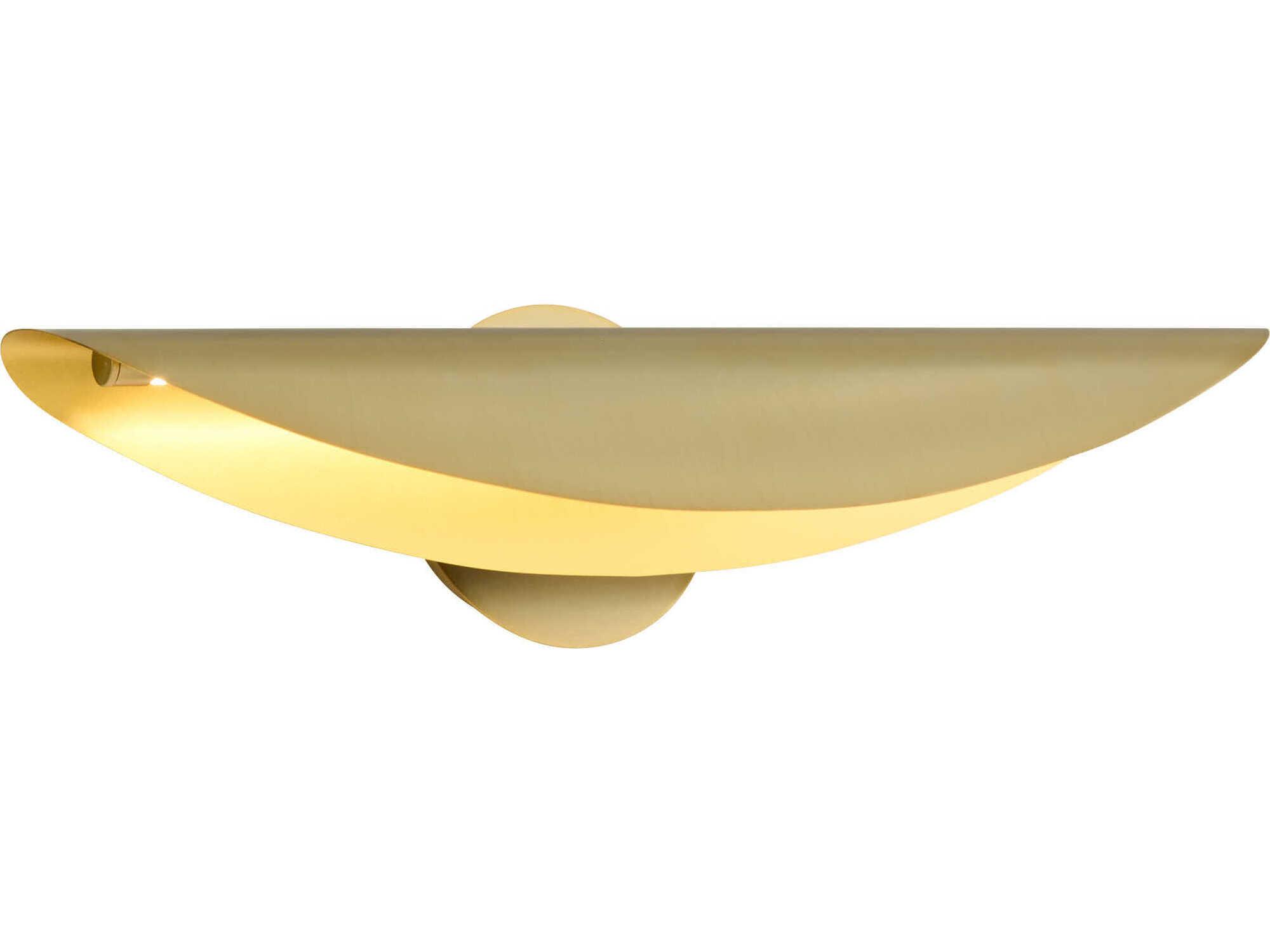 Oxygen by Quorum Pivot 1-Light Aged Brass Wall Sconce