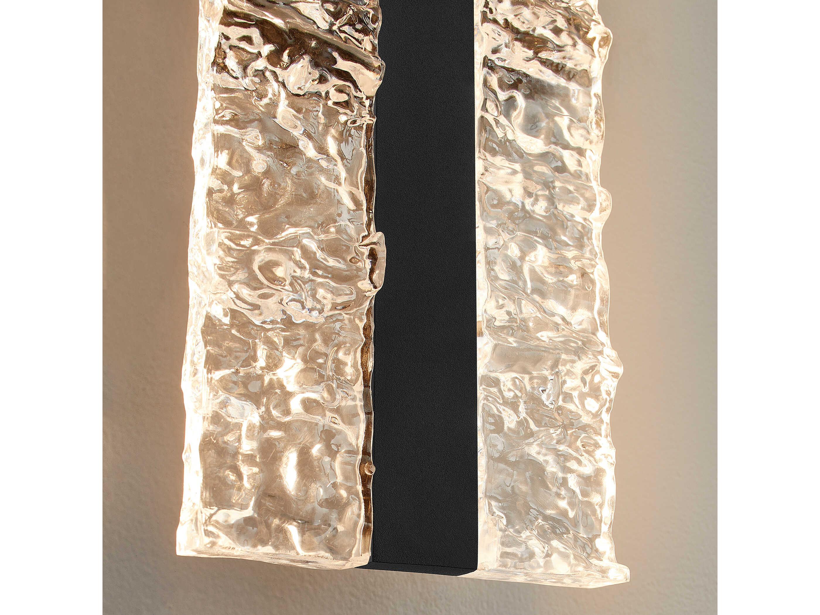 Oxygen by Quorum Landon 1-Light Black Wall Sconce