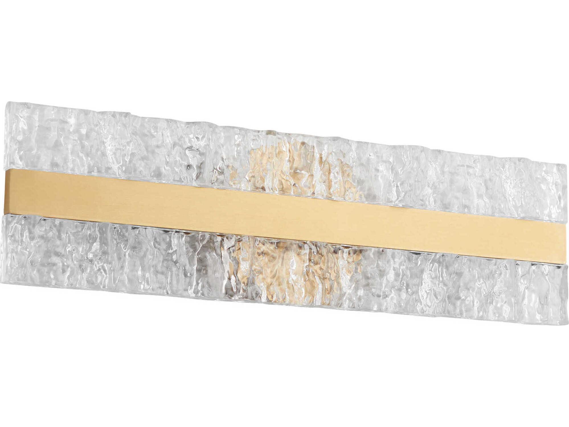 Oxygen by Quorum Landon 1-Light Aged Brass Wall Sconce