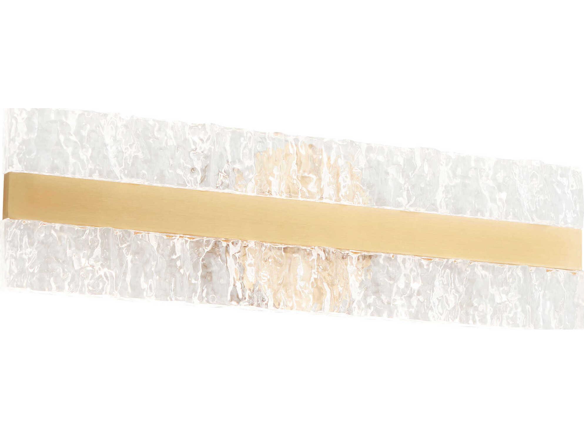 Oxygen by Quorum Landon 1-Light Aged Brass Wall Sconce