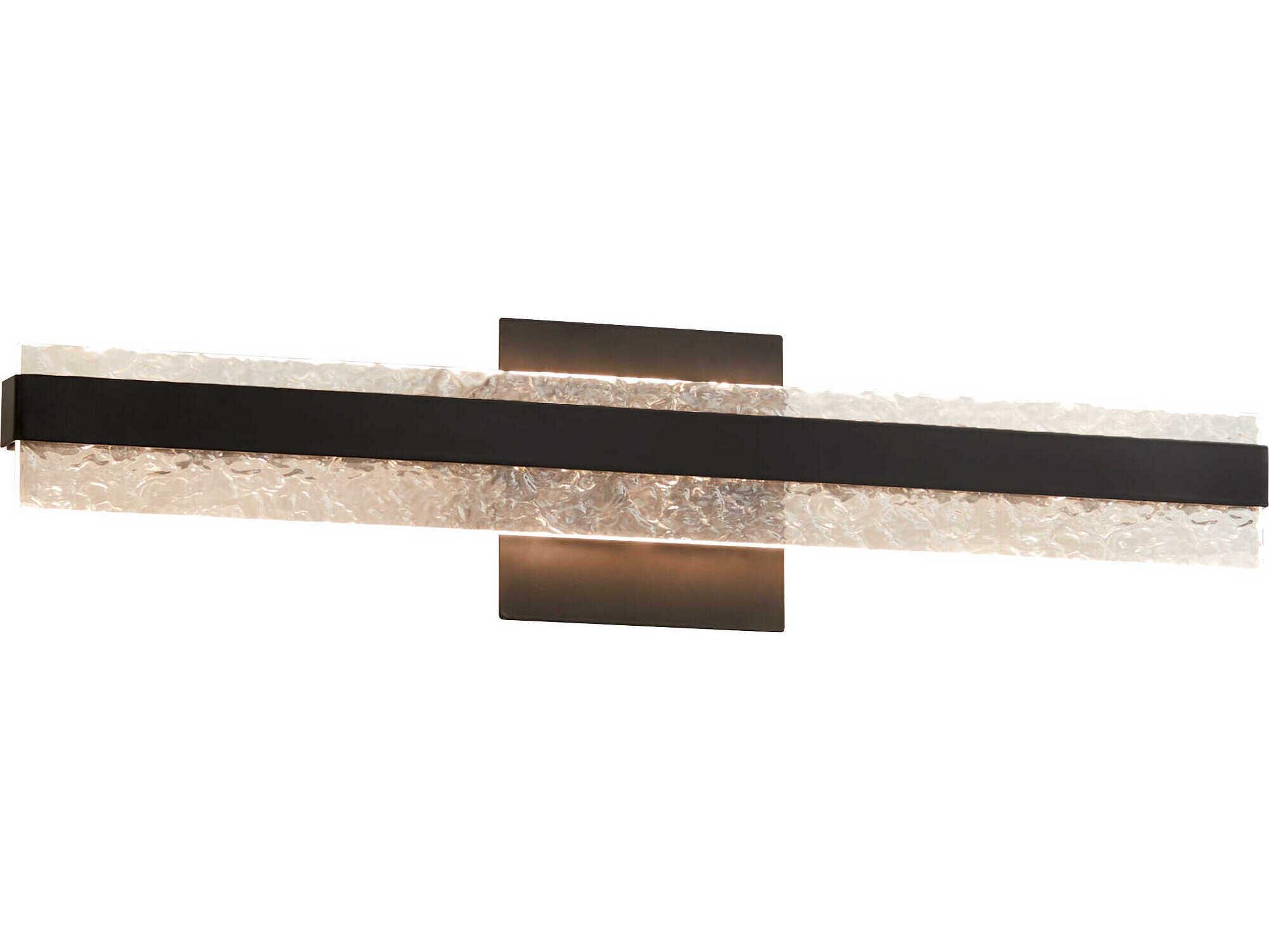 Oxygen by Quorum Antares 1-Light Black Vanity Light