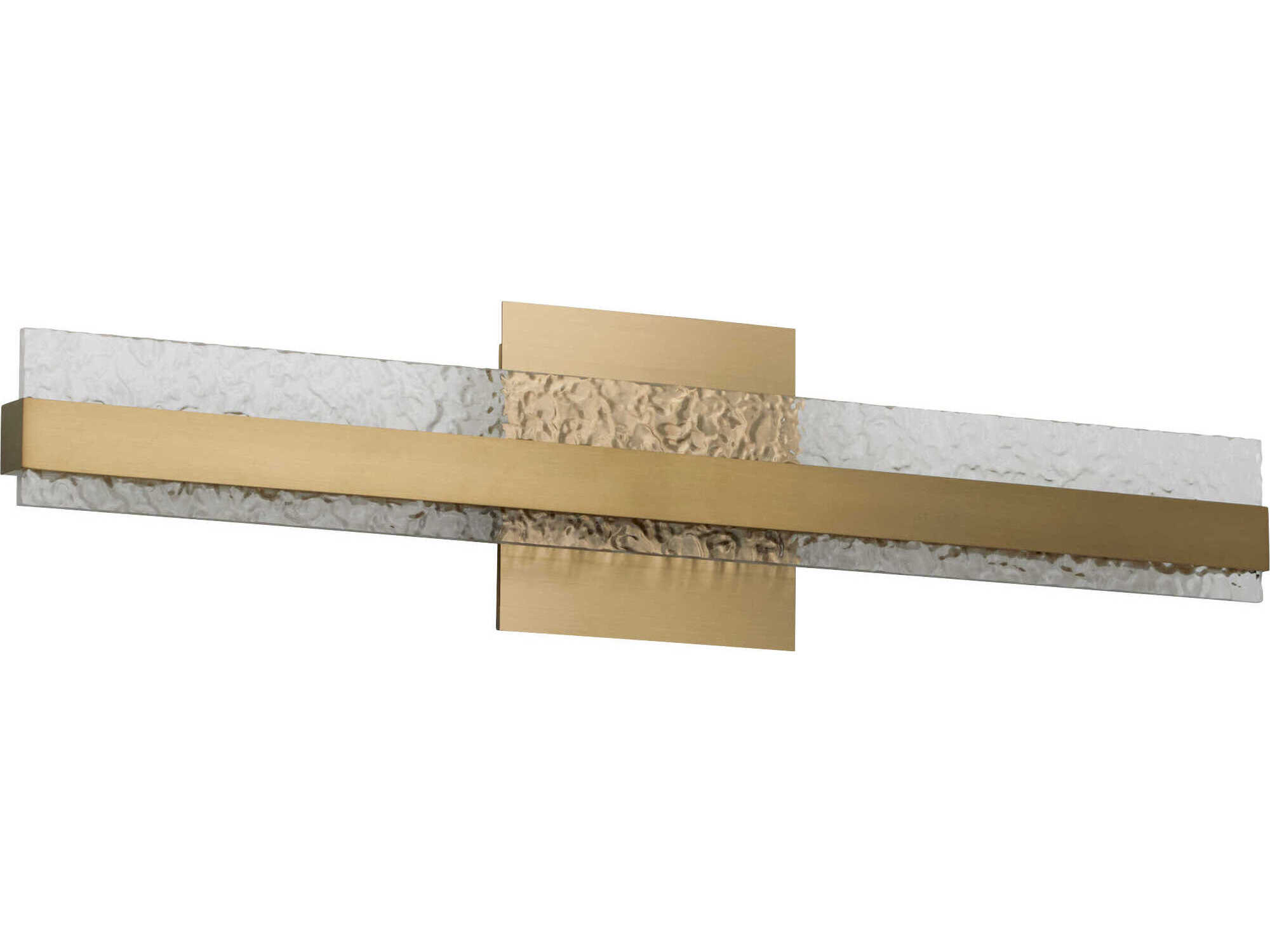 Oxygen by Quorum Antares 1-Light Aged Brass Vanity Light