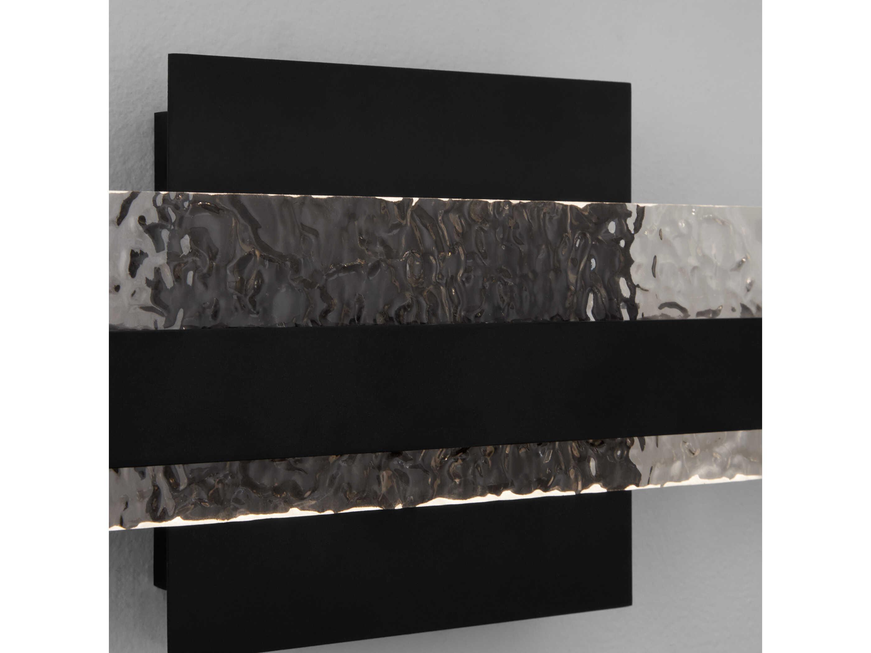 Oxygen by Quorum Antares 1-Light Black Vanity Light