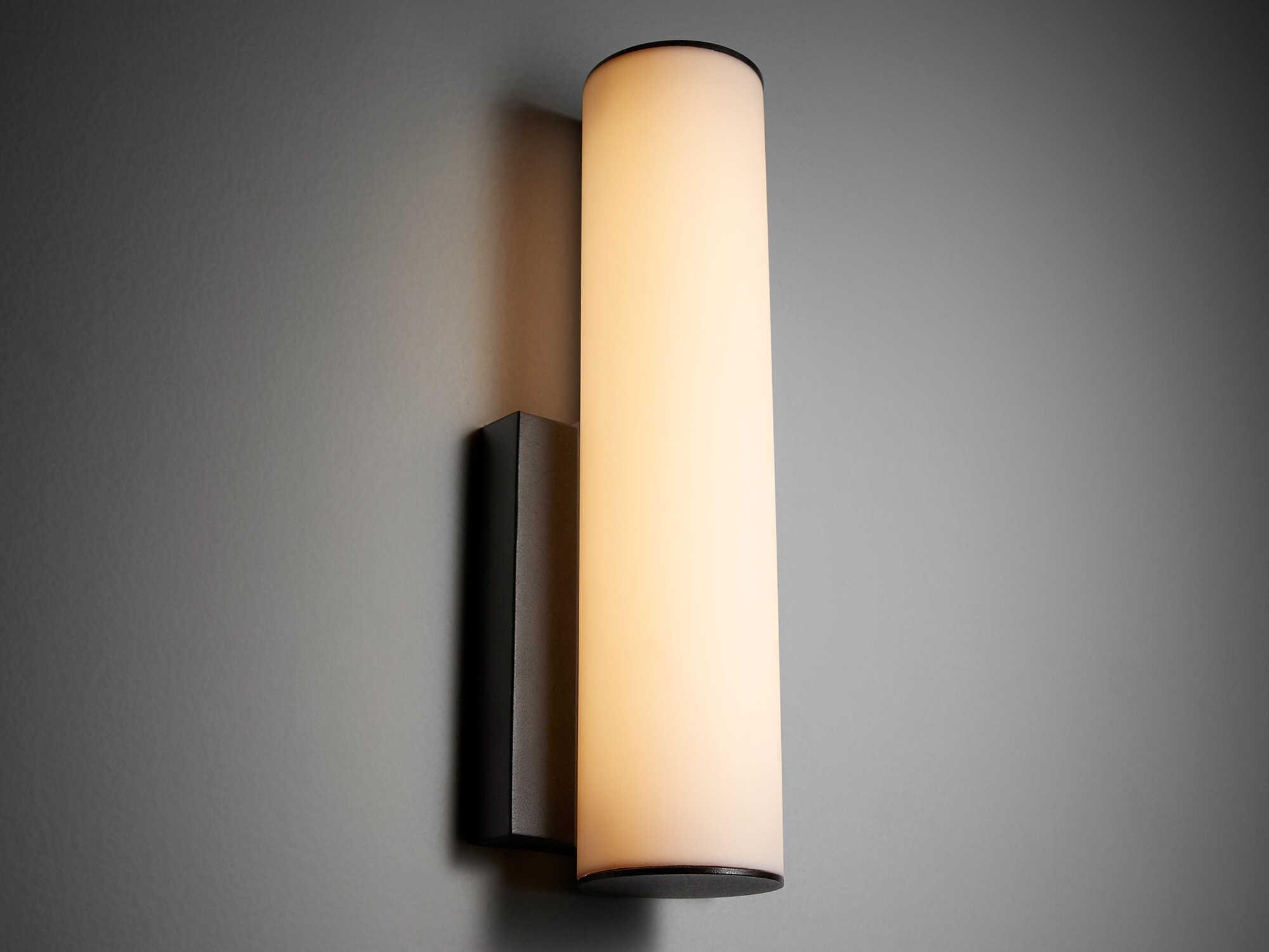 Oxygen by Quorum Fugit 1-Light Black Wall Sconce