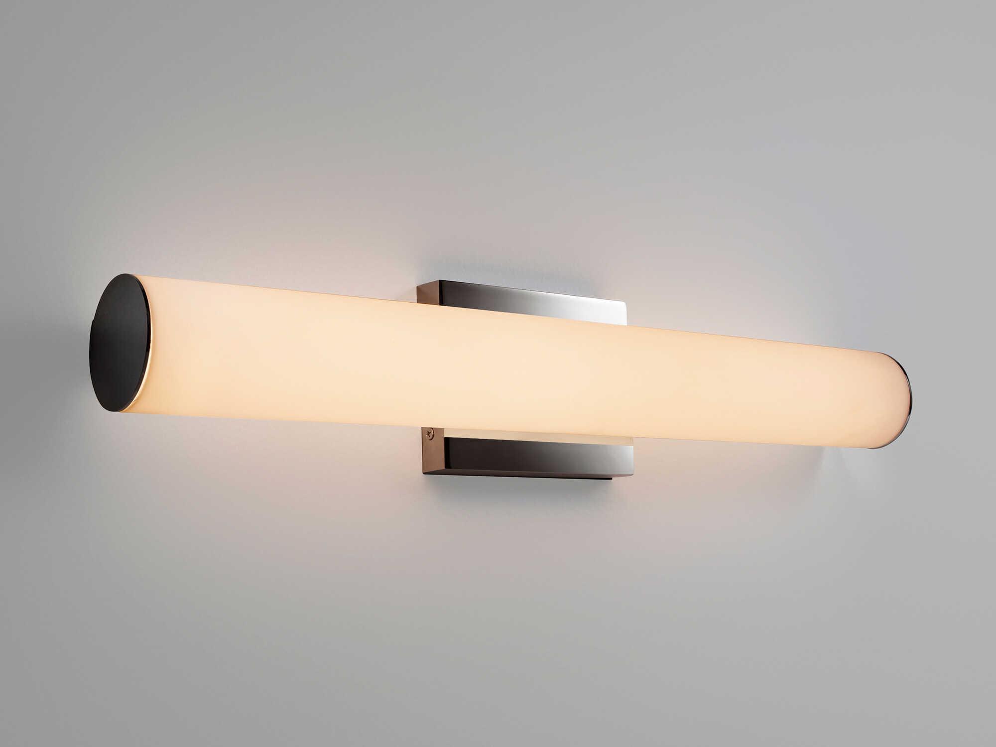 Oxygen by Quorum Fugit 2-Light Polished Nickel Vanity Light