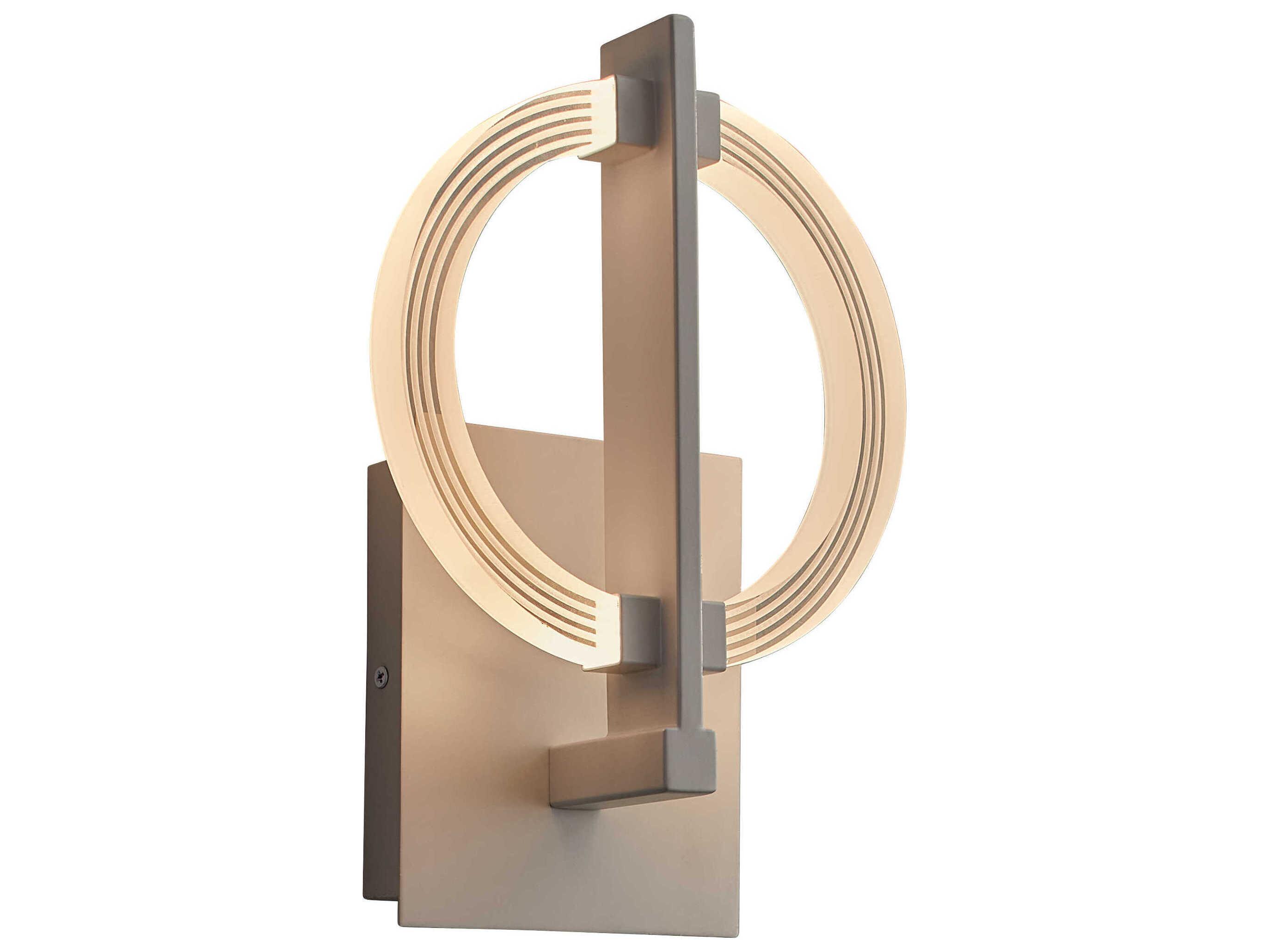 Oxygen by Quorum Arena 1-Light White Wall Sconce