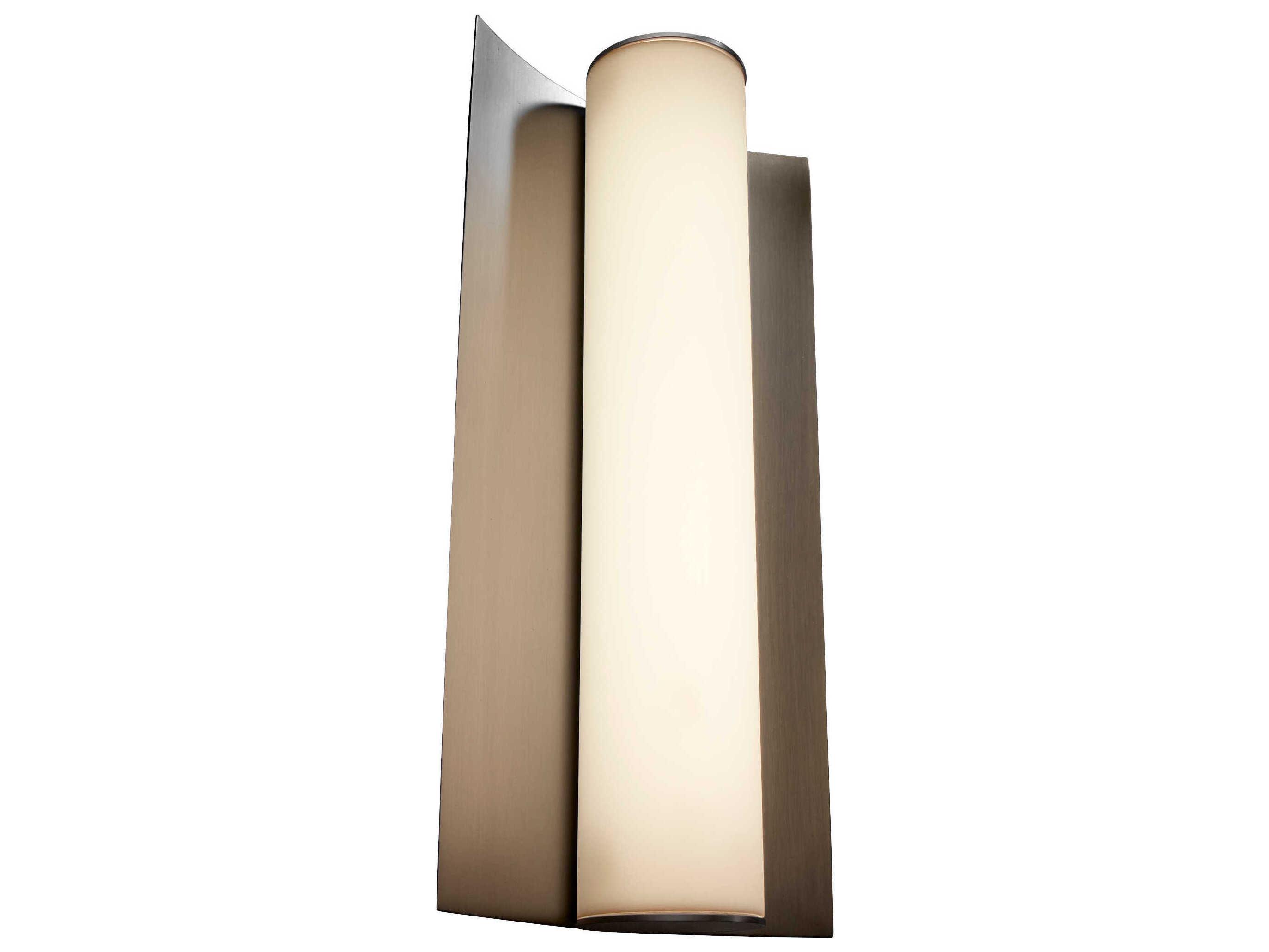 Oxygen by Quorum Wave 1-Light Satin Nickel Wall Sconce