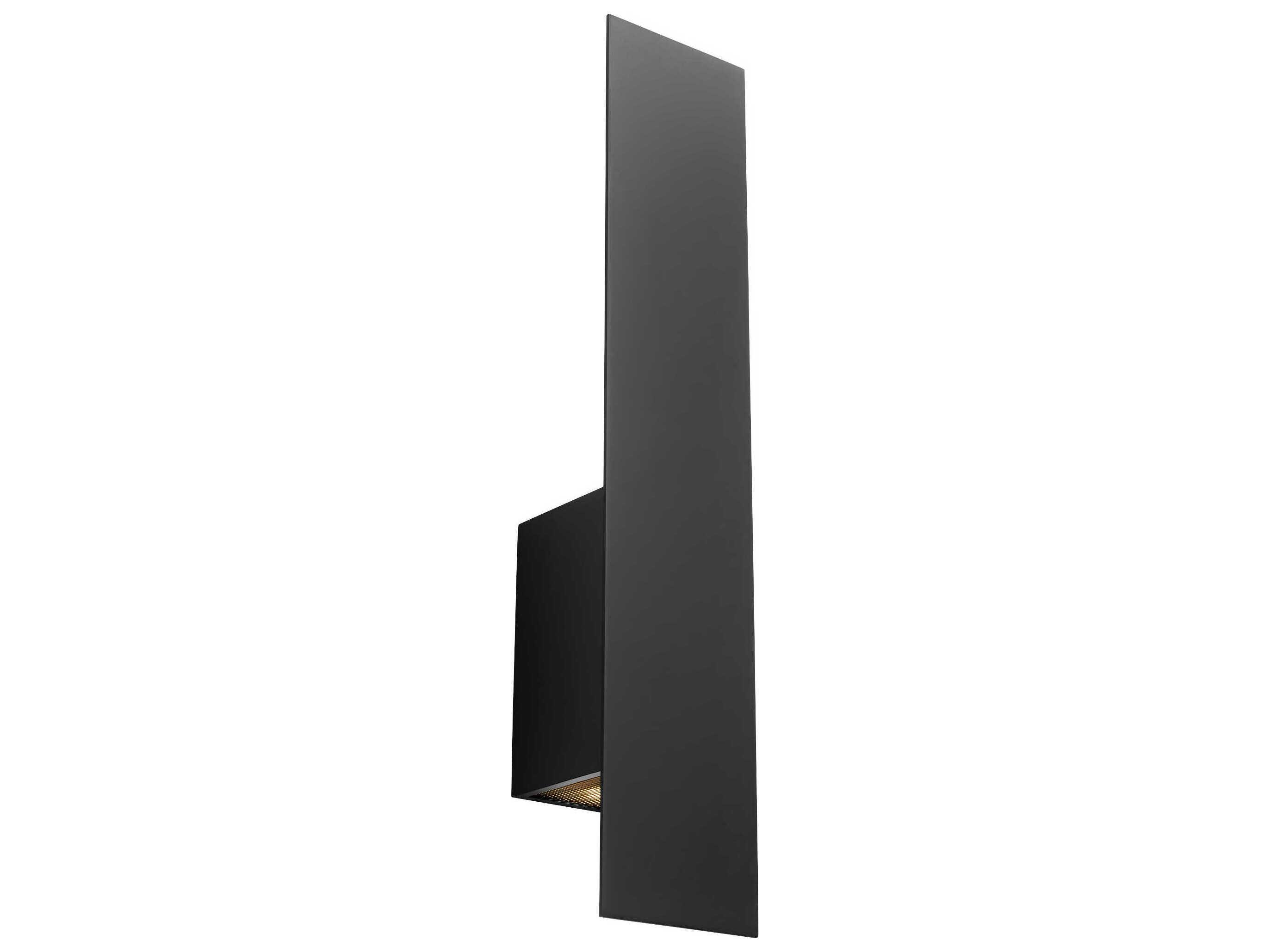 Oxygen by Quorum Reflex 2-Light Black Wall Sconce