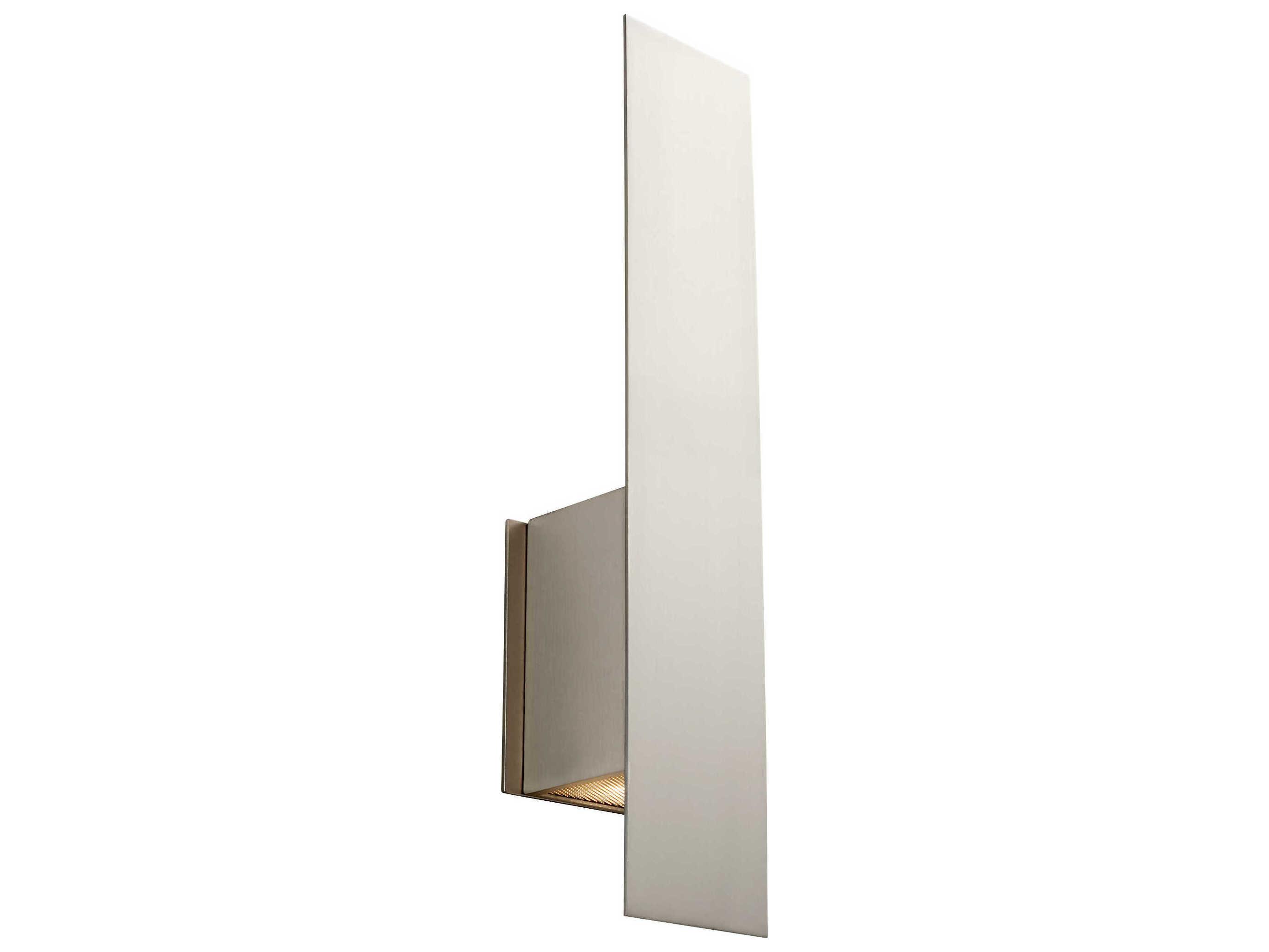 Oxygen by Quorum Reflex 2-Light Satin Nickel Wall Sconce