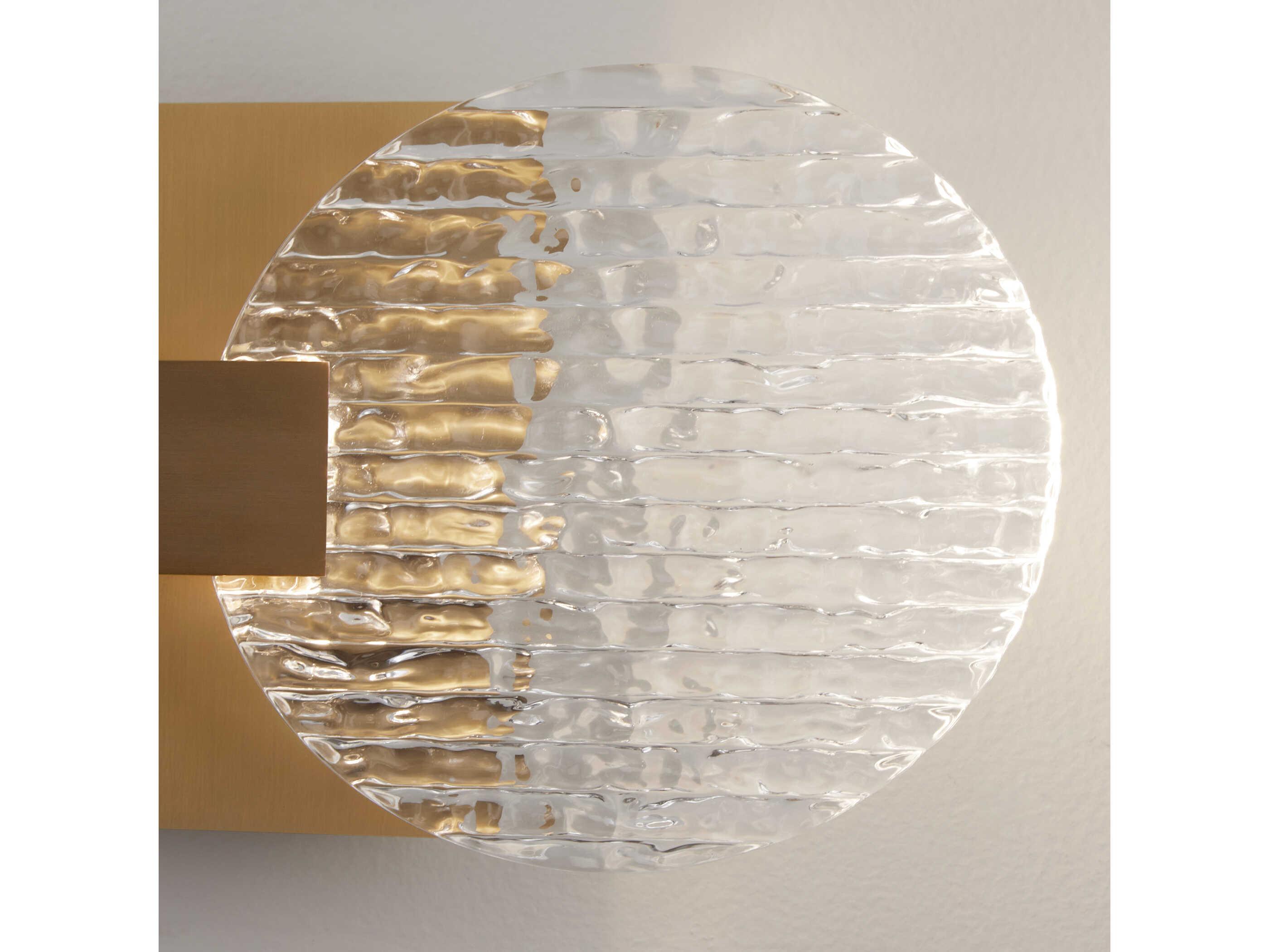 Oxygen by Quorum Axiom 2-Light Aged Brass Wall Sconce