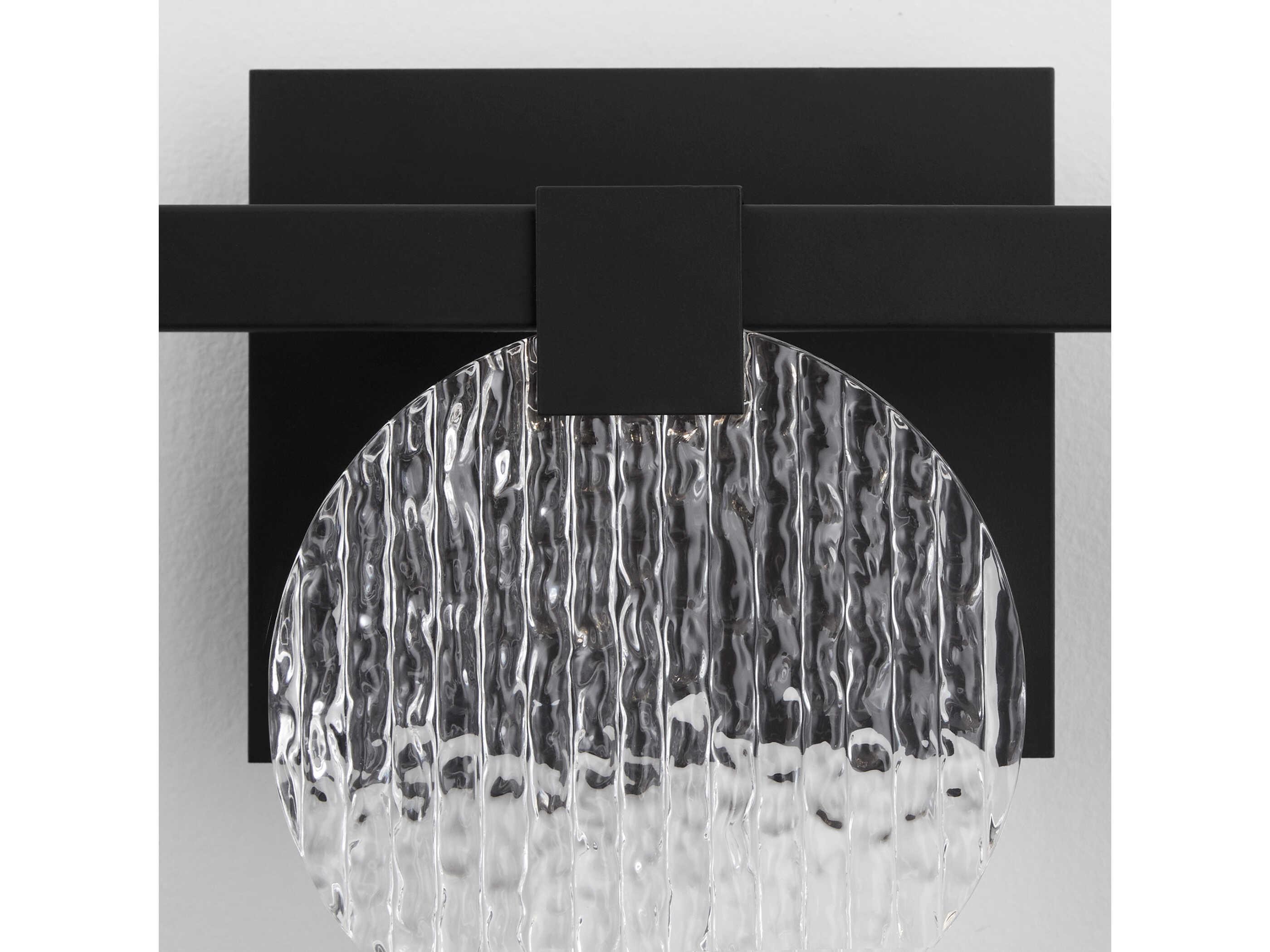 Oxygen by Quorum Axiom 5-Light Black Vanity Light