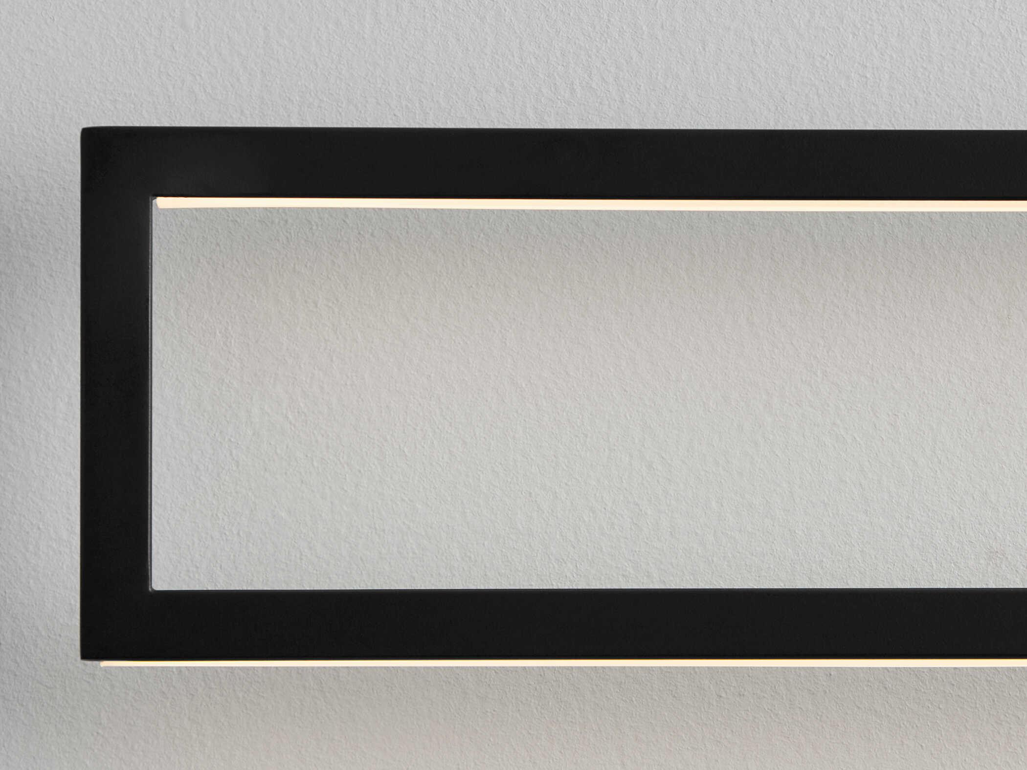 Oxygen by Quorum Xanni 1-Light Black Vanity Light