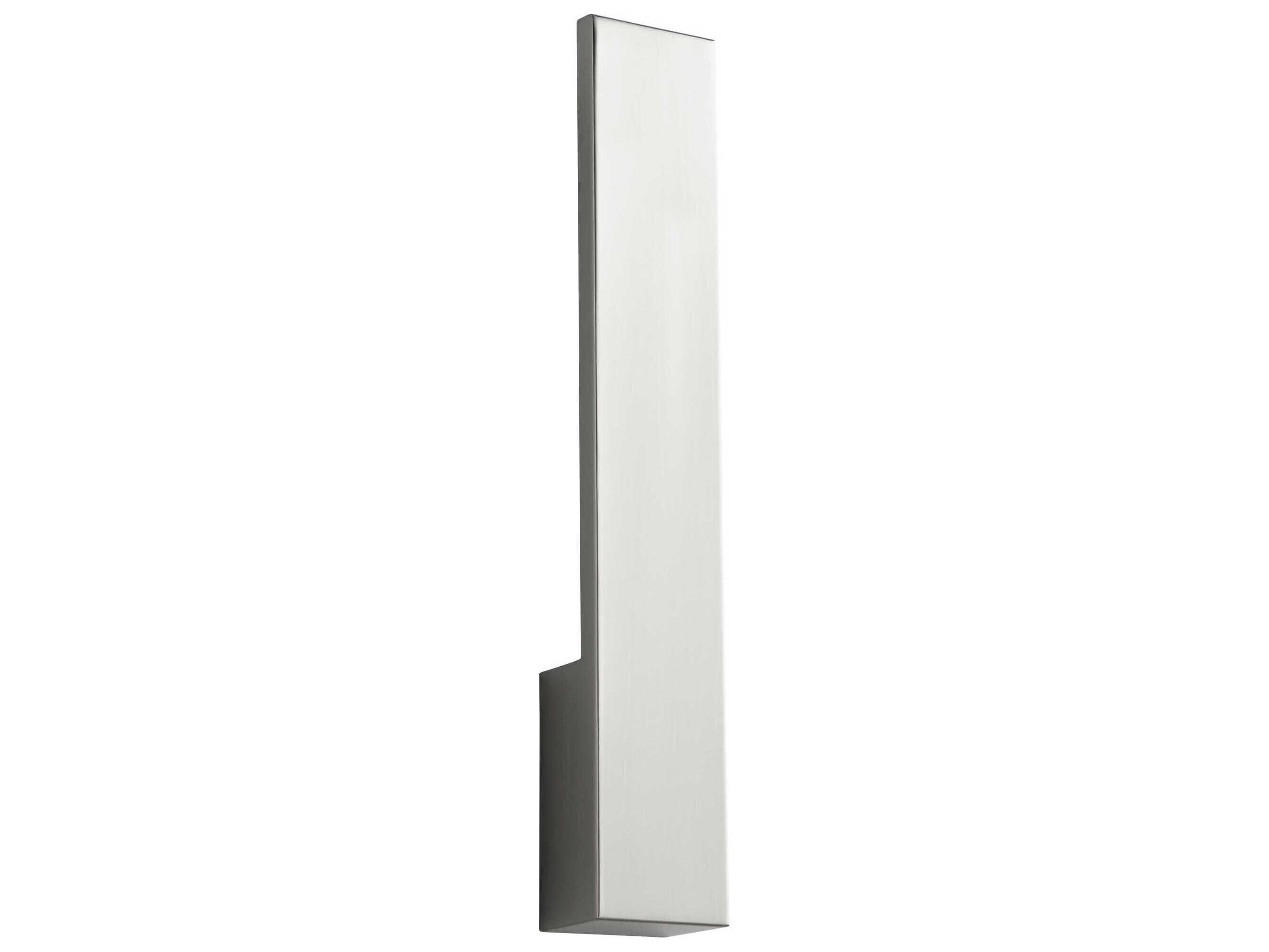 Oxygen by Quorum Icon 1-Light Satin Nickel Wall Sconce