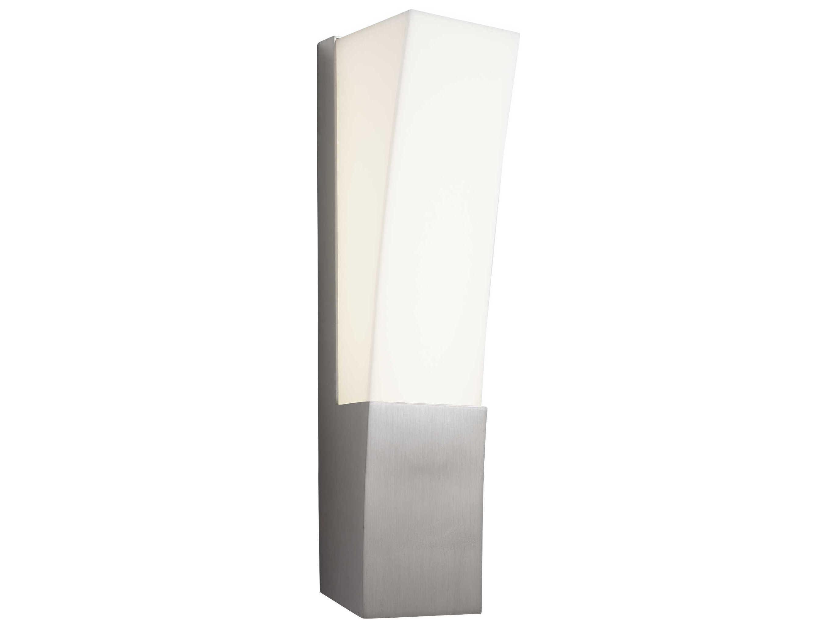 Oxygen by Quorum Crescent 1-Light Satin Nickel Wall Sconce