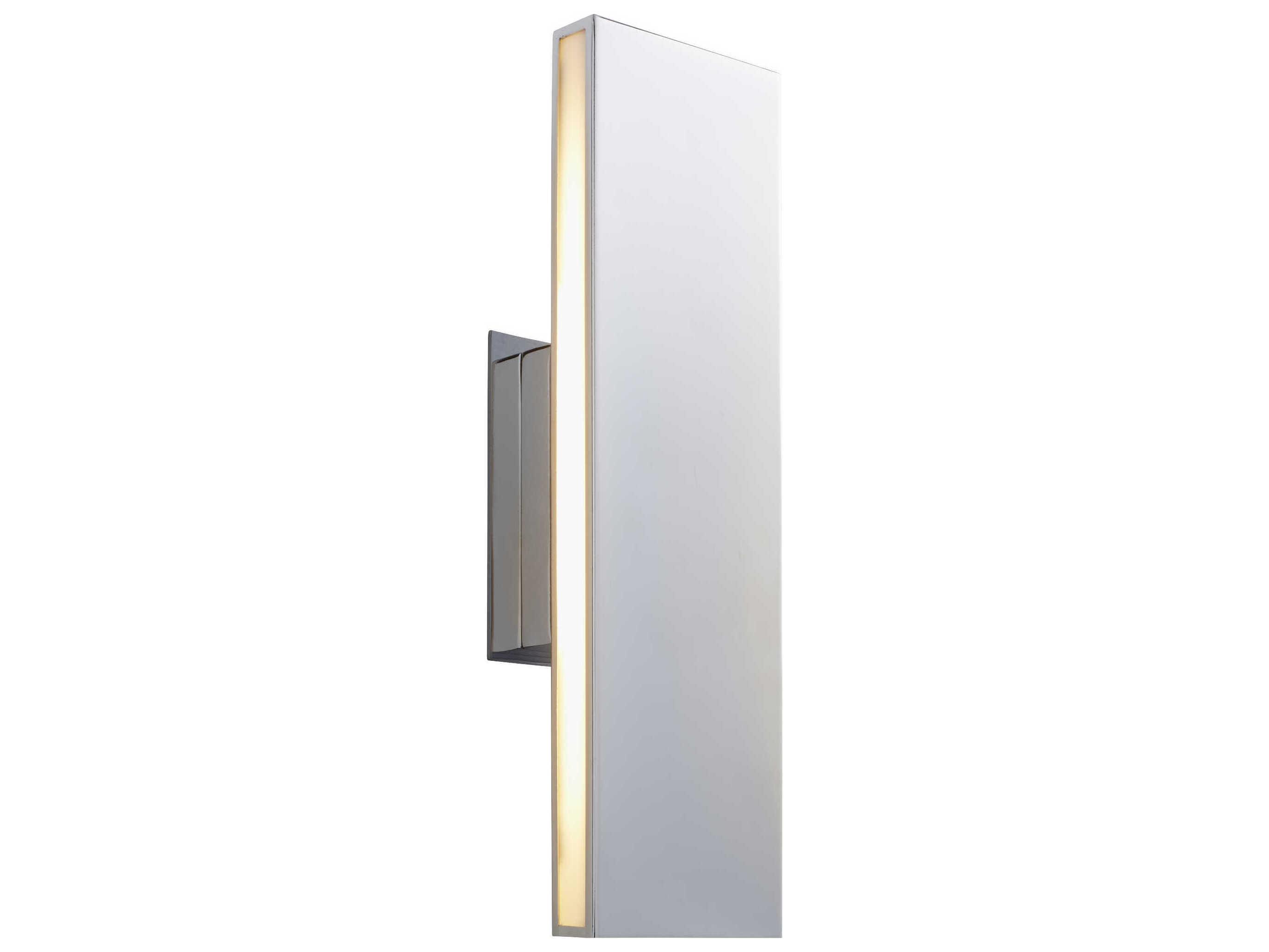 Oxygen by Quorum Profile 2-Light Polished Chrome Wall Sconce