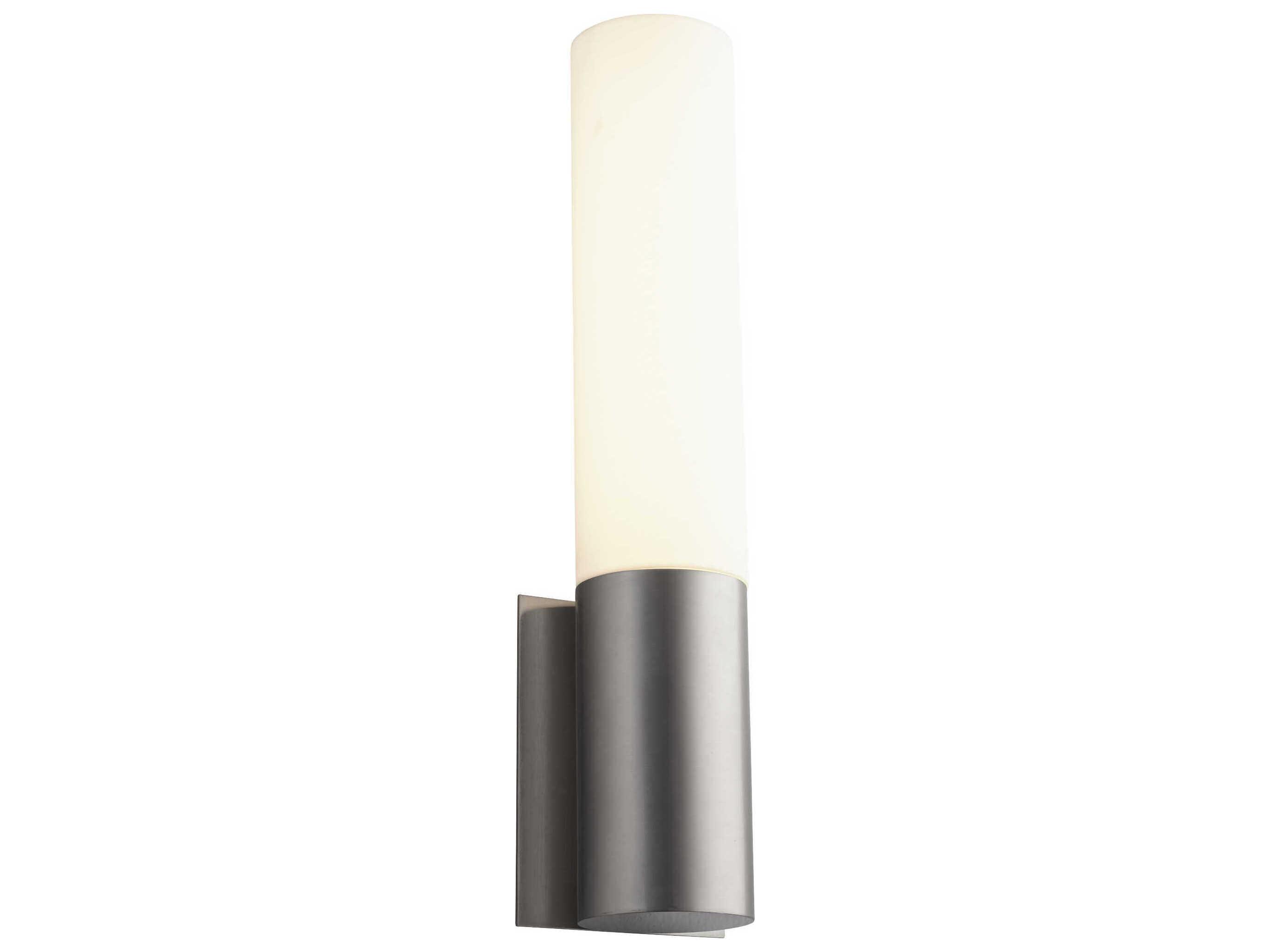 Oxygen by Quorum Magnum 1-Light Satin Nickel Wall Sconce