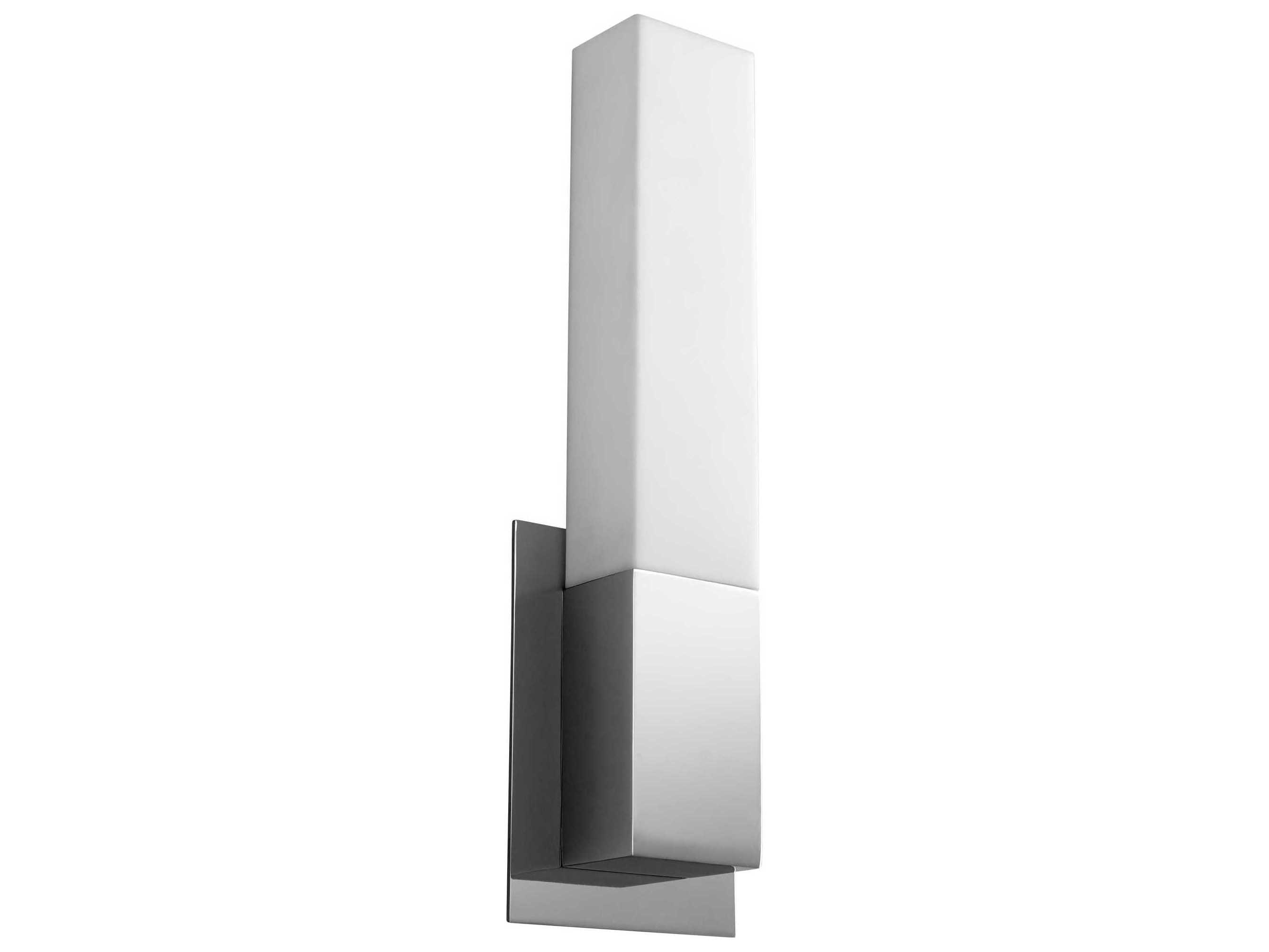 Oxygen by Quorum Vega 1-Light Polished Nickel Wall Sconce