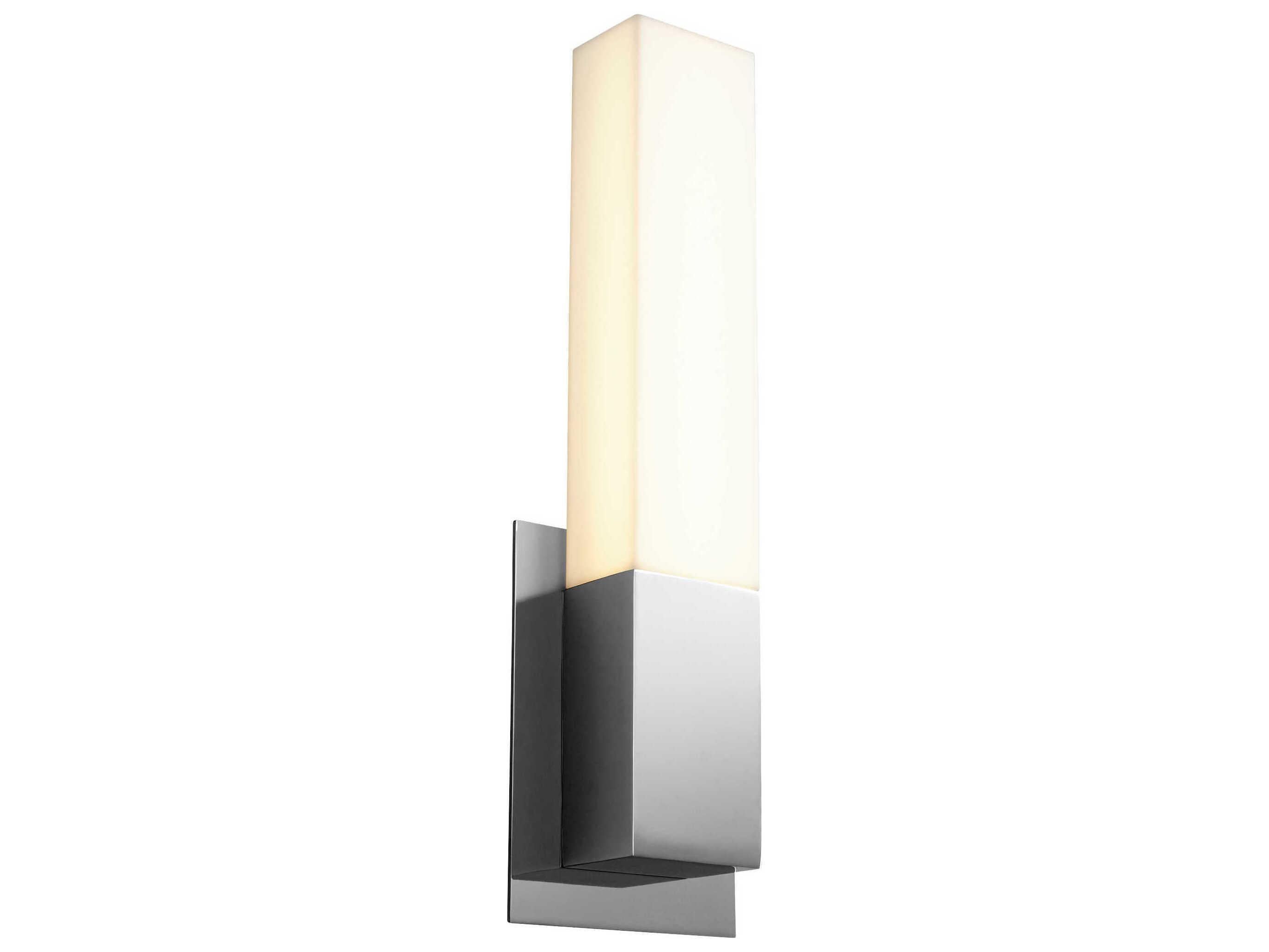 Oxygen by Quorum Vega 1-Light Polished Nickel Wall Sconce