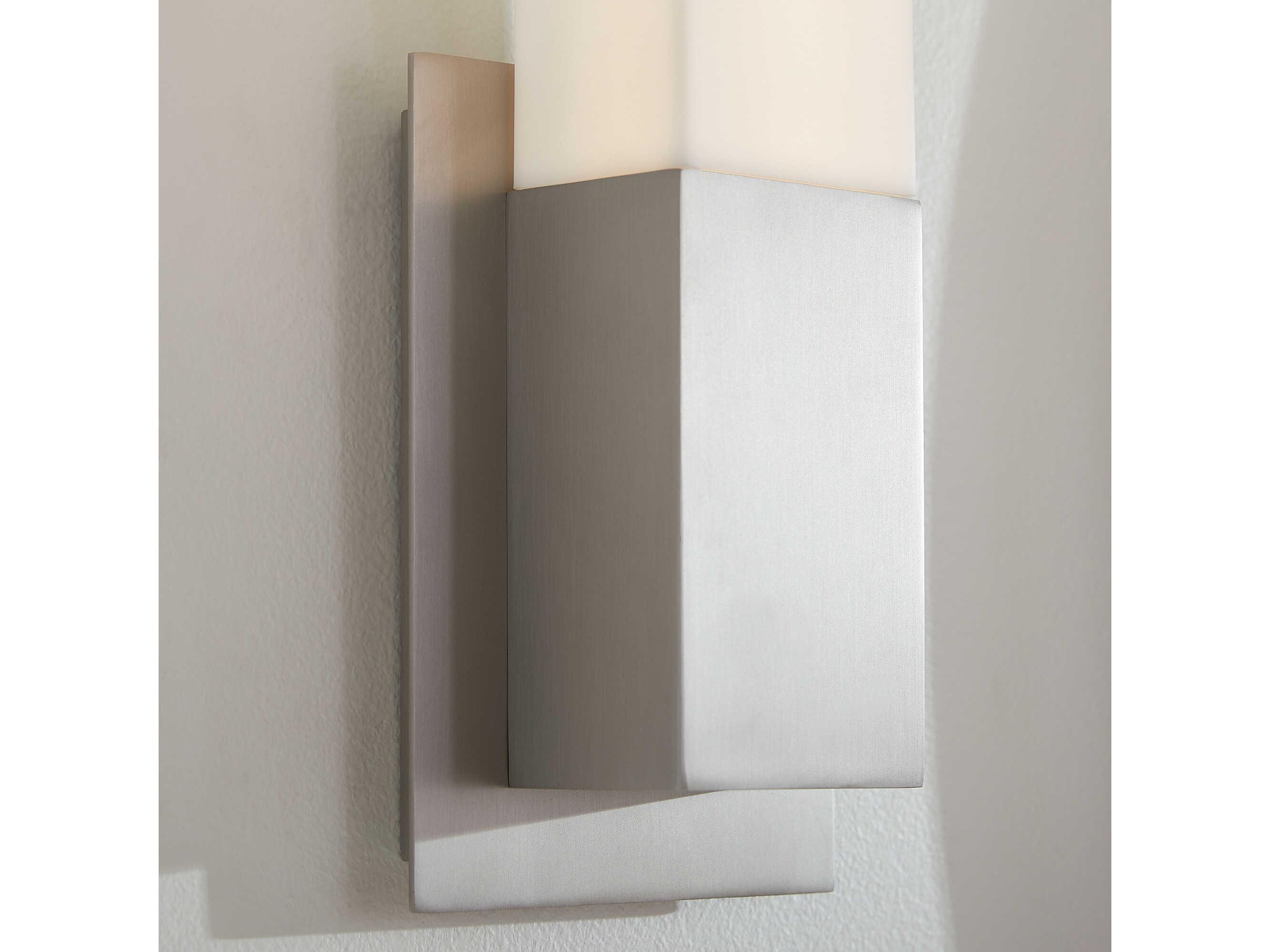 Oxygen by Quorum Vega 1-Light Satin Nickel Wall Sconce