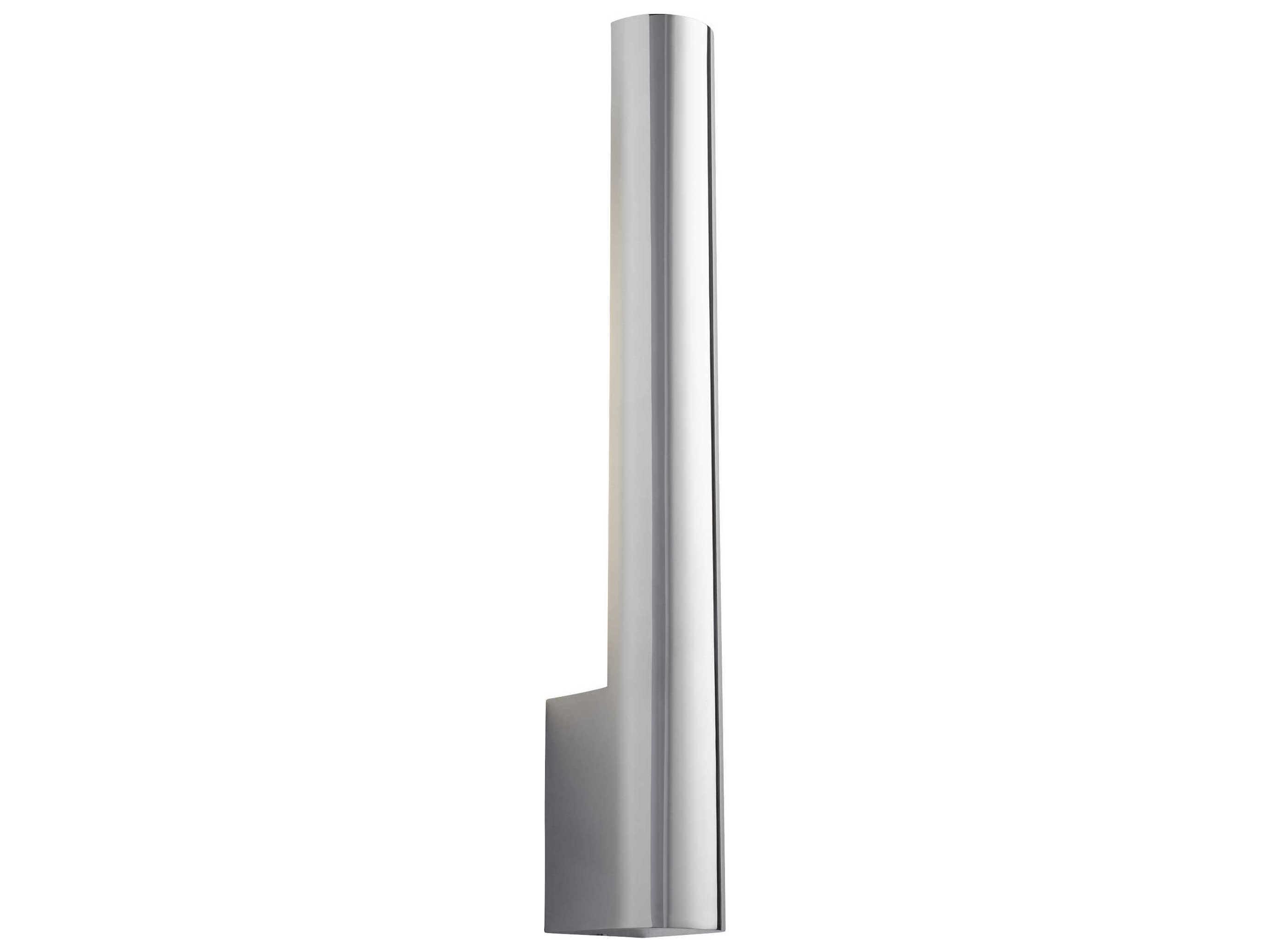 Oxygen by Quorum Mies 1-Light Polished Chrome Wall Sconce