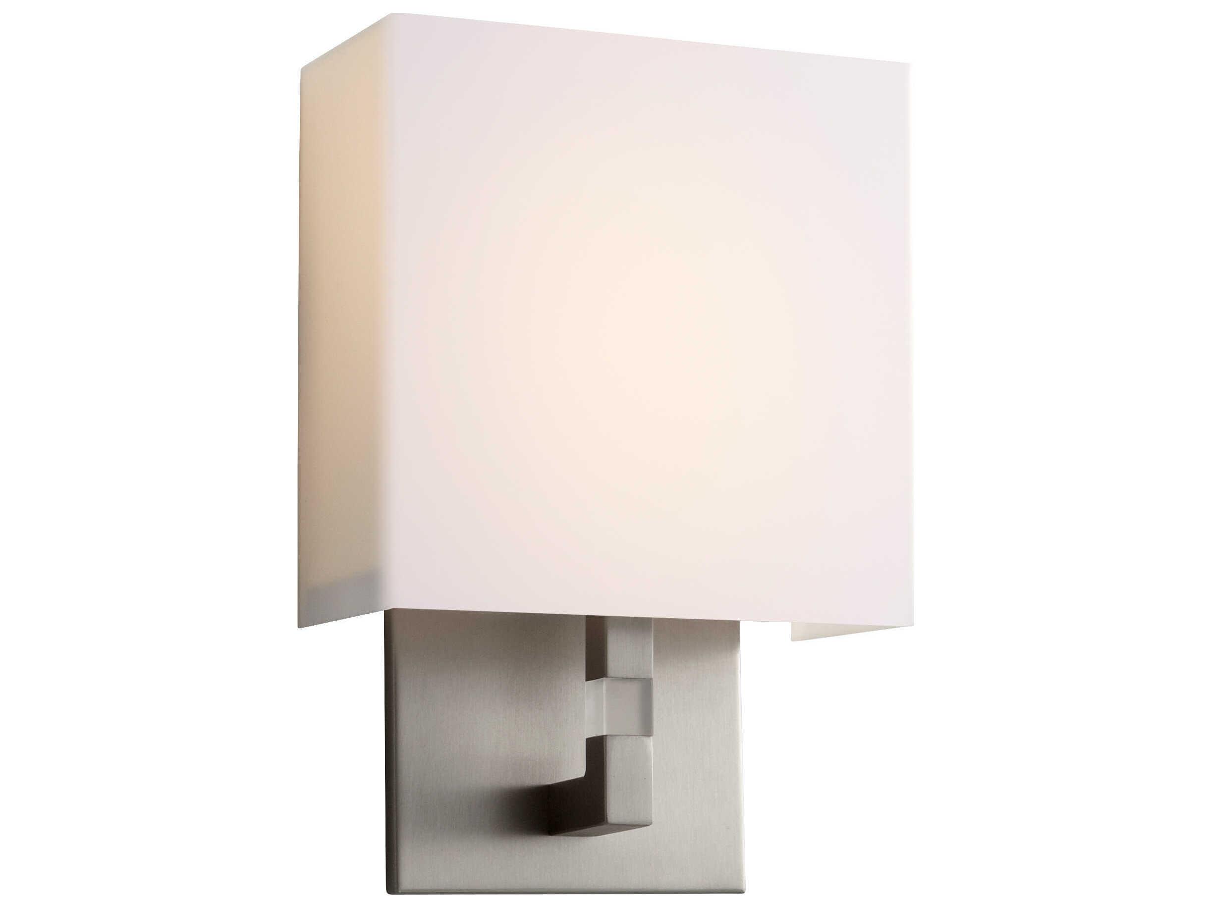 Oxygen by Quorum Chameleon 1-Light Satin Nickel Wall Sconce