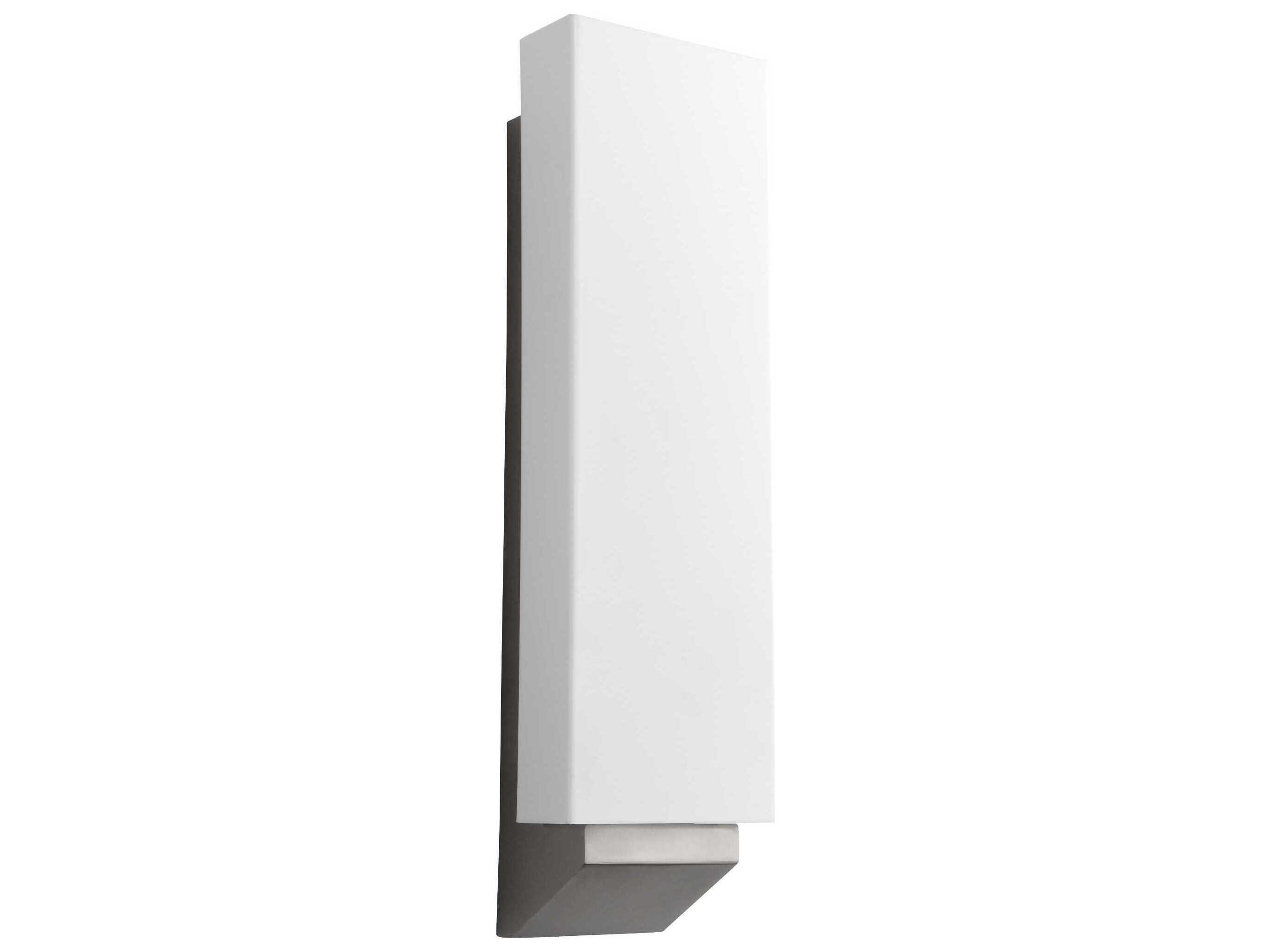 Oxygen by Quorum Polaris 1-Light Satin Nickel Wall Sconce