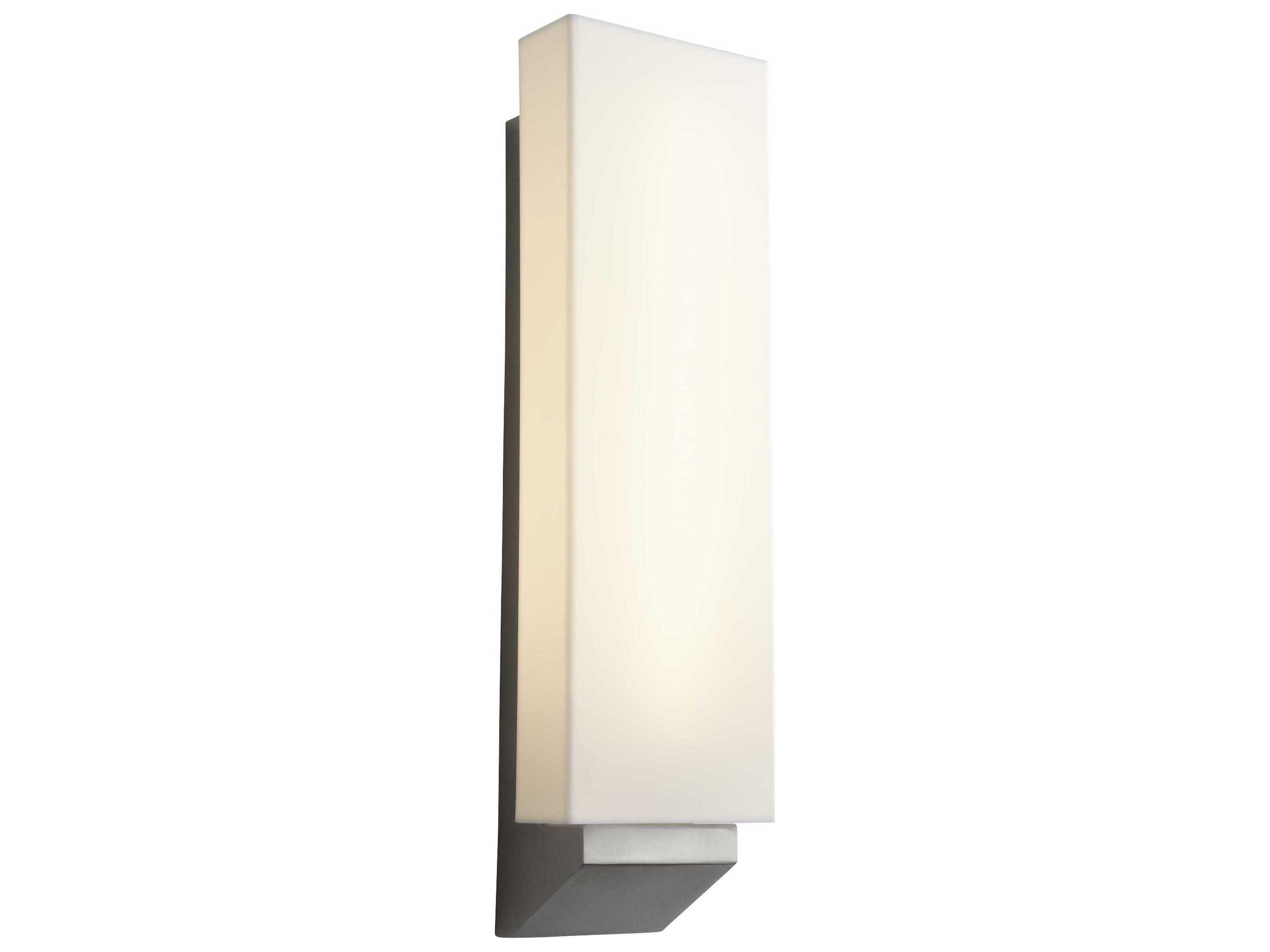 Oxygen by Quorum Polaris 1-Light Satin Nickel Wall Sconce