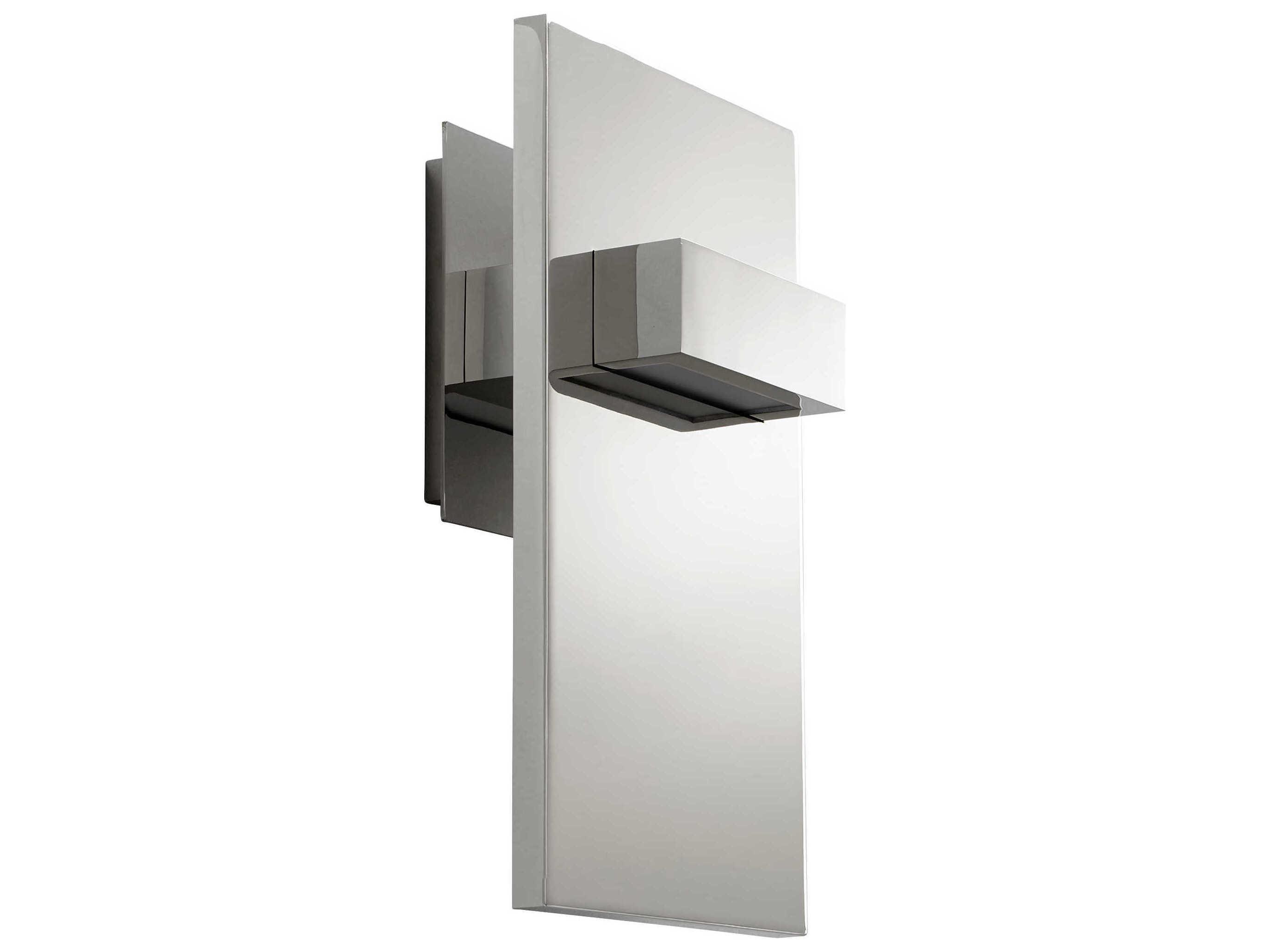 Oxygen by Quorum Vela 2-Light Polished Nickel Wall Sconce