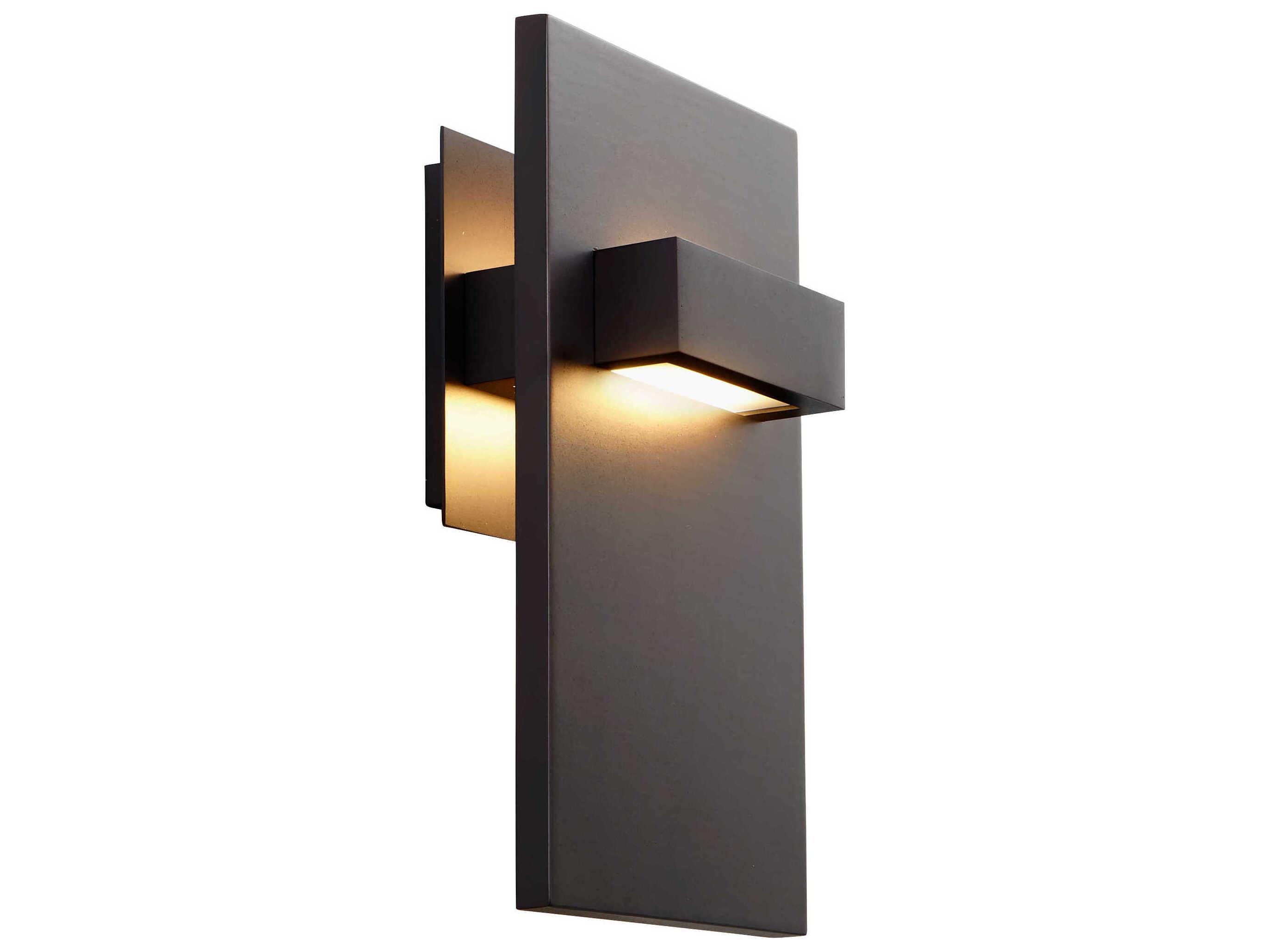 Oxygen by Quorum Vela 2-Light Oiled Bronze Wall Sconce