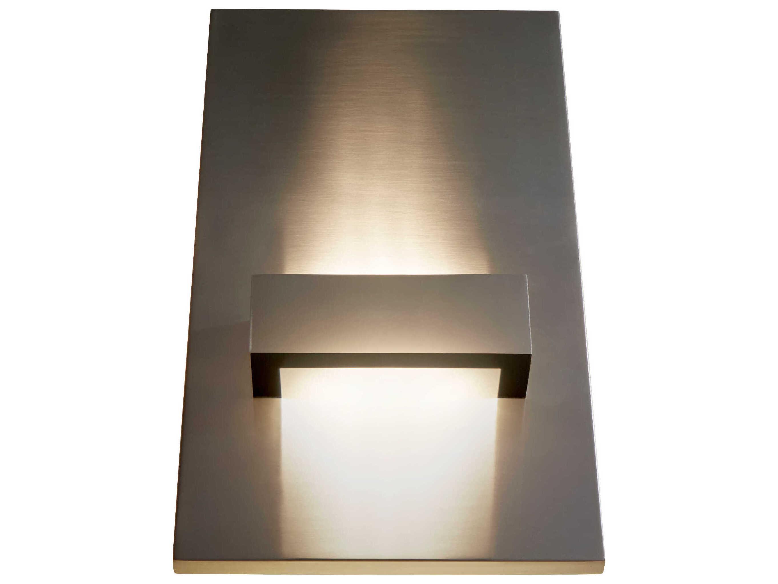 Oxygen by Quorum Vela 2-Light Satin Nickel Wall Sconce