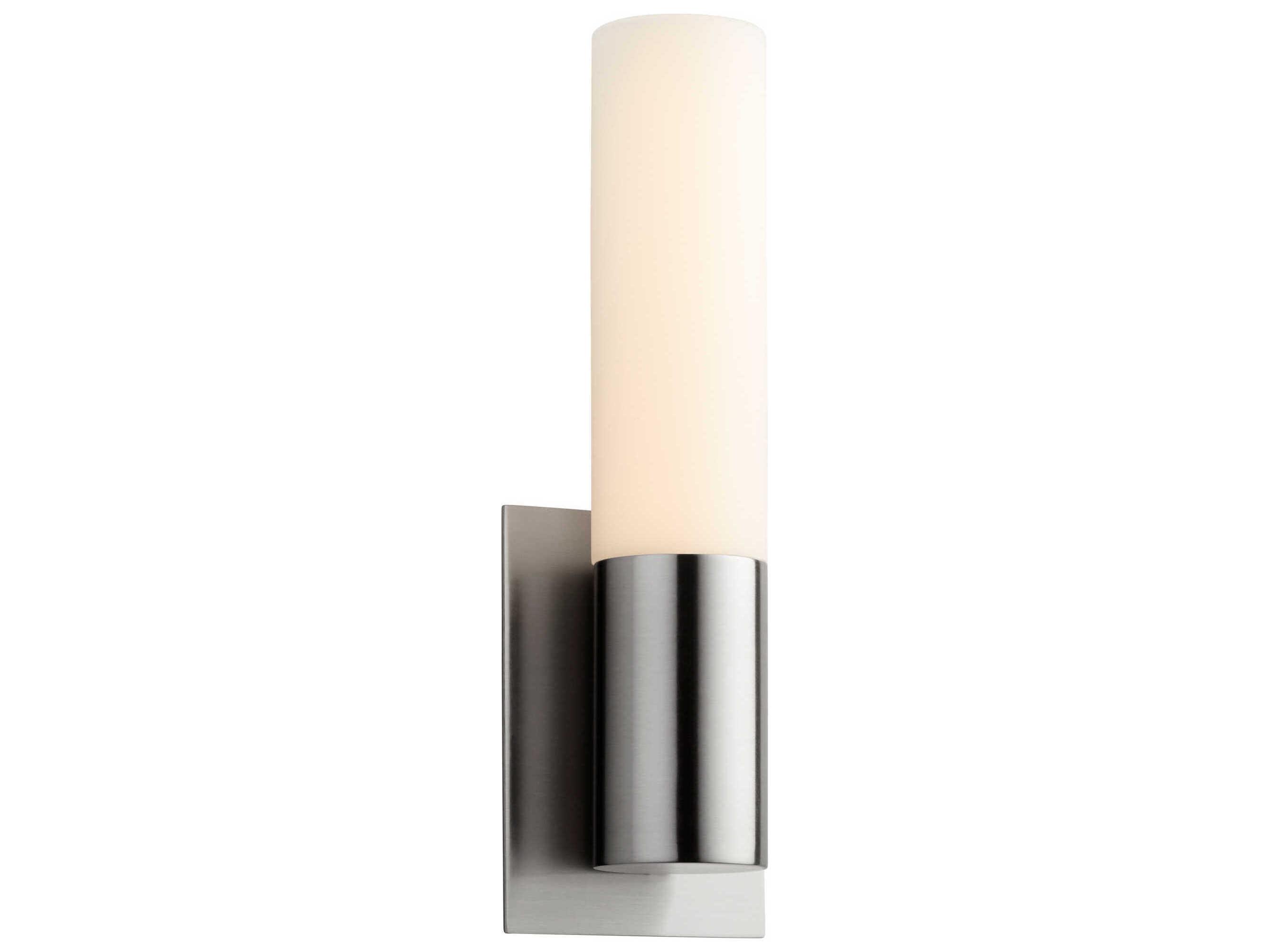 Oxygen by Quorum Magneta 1-Light Satin Nickel Wall Sconce