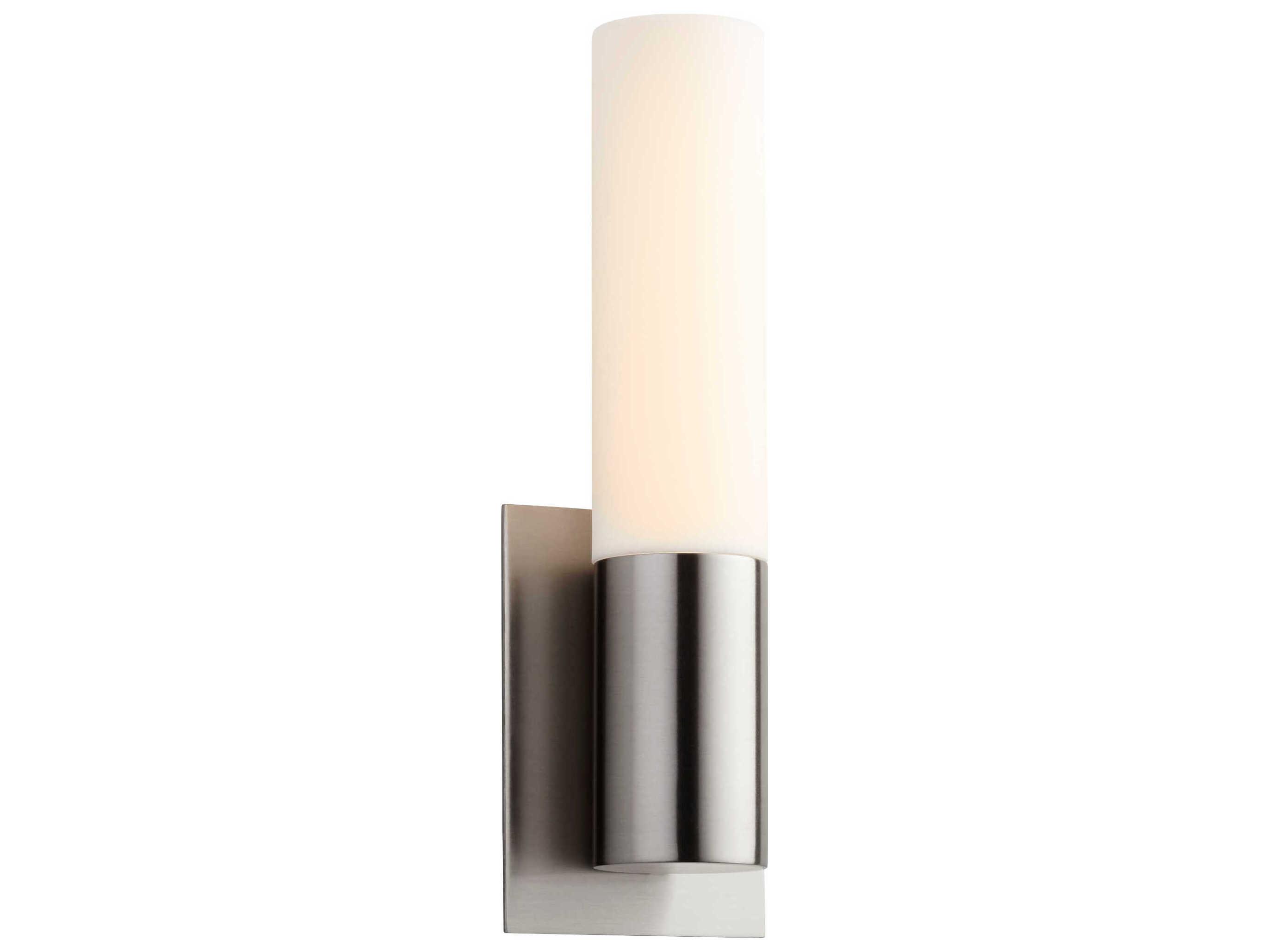 Oxygen by Quorum Magneta 1-Light Satin Nickel Wall Sconce