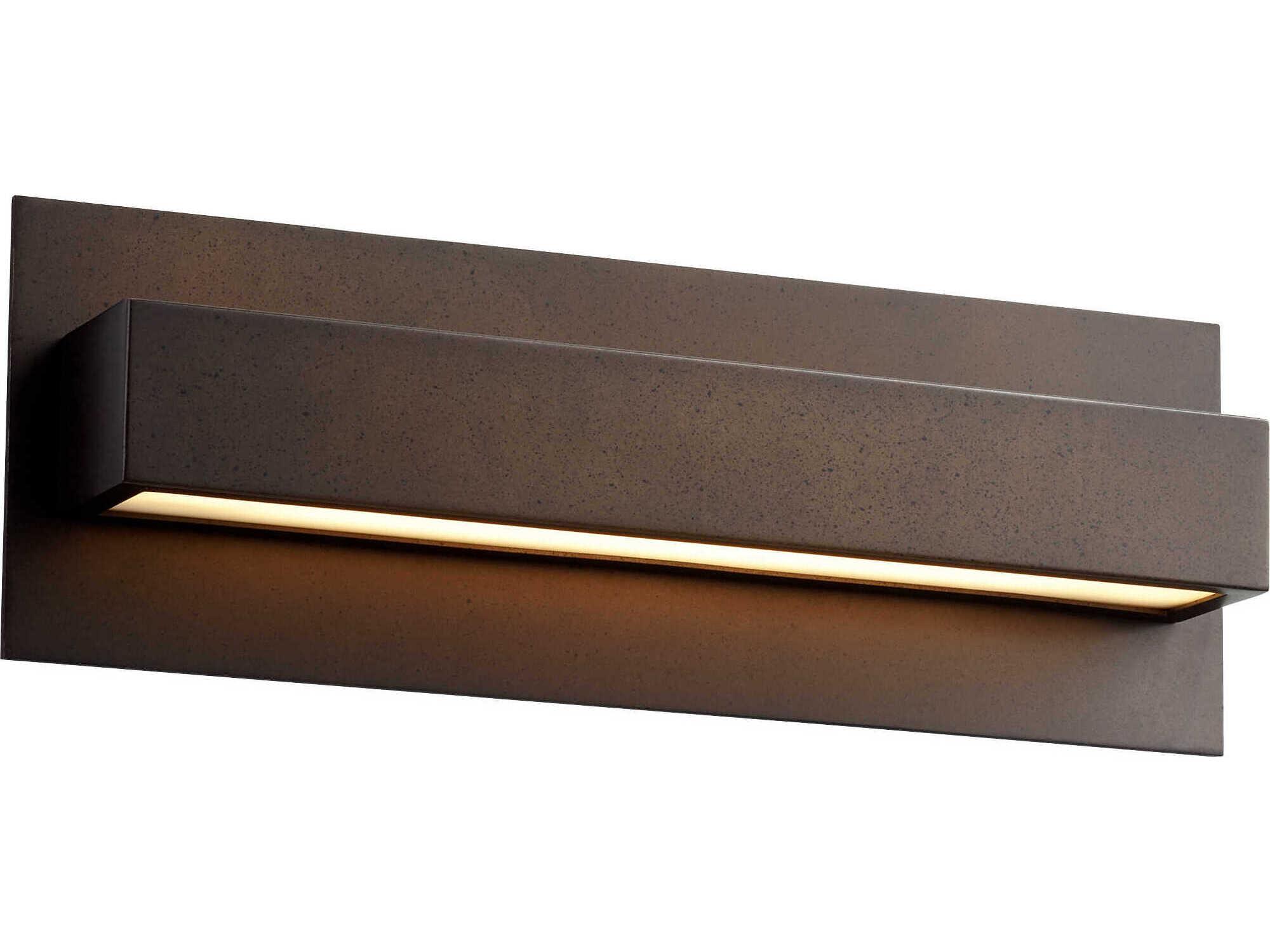 Oxygen by Quorum Alcor 1-Light Oiled Bronze Vanity Light