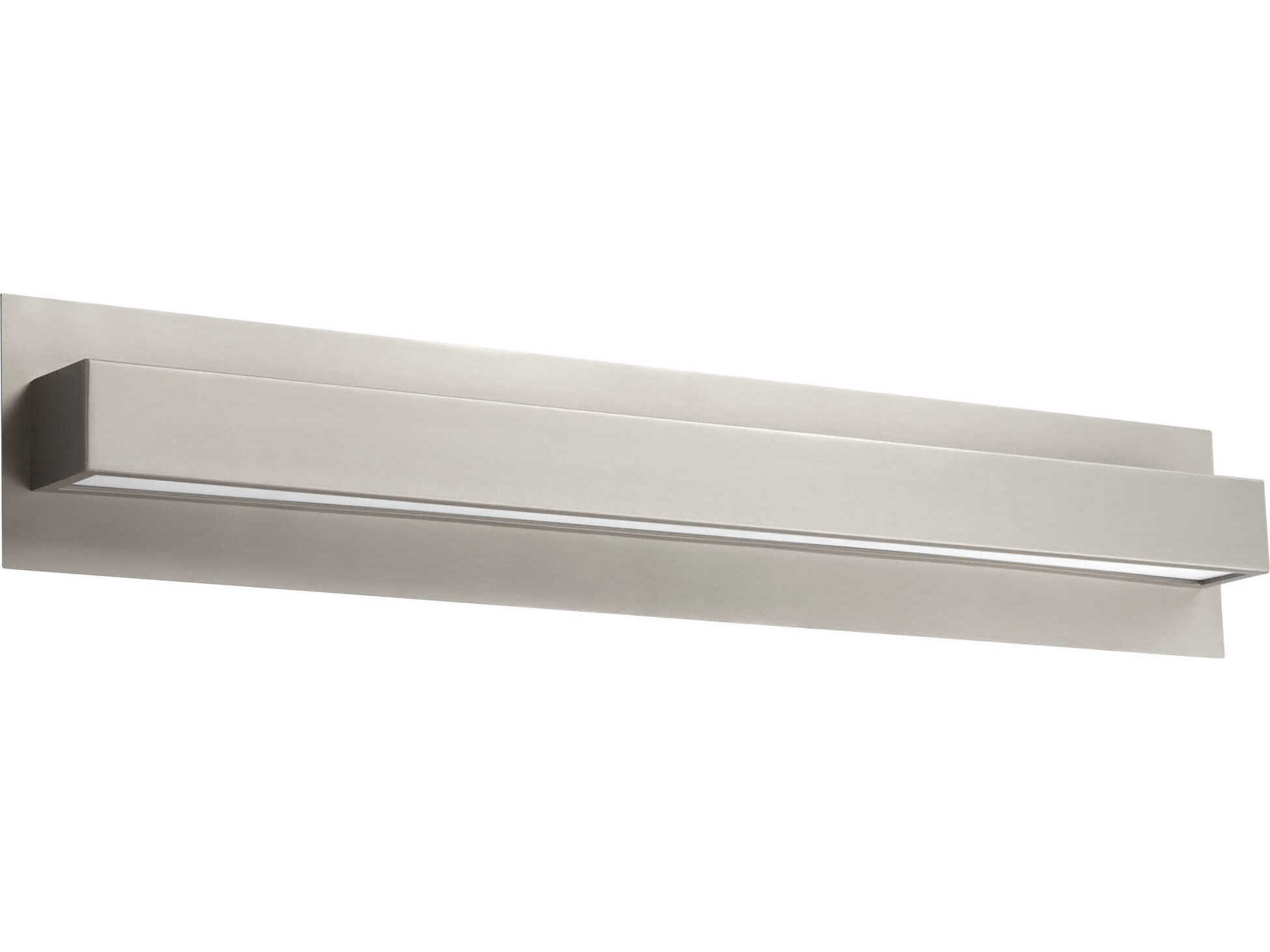 Oxygen by Quorum Alcor 1-Light Satin Nickel Vanity Light
