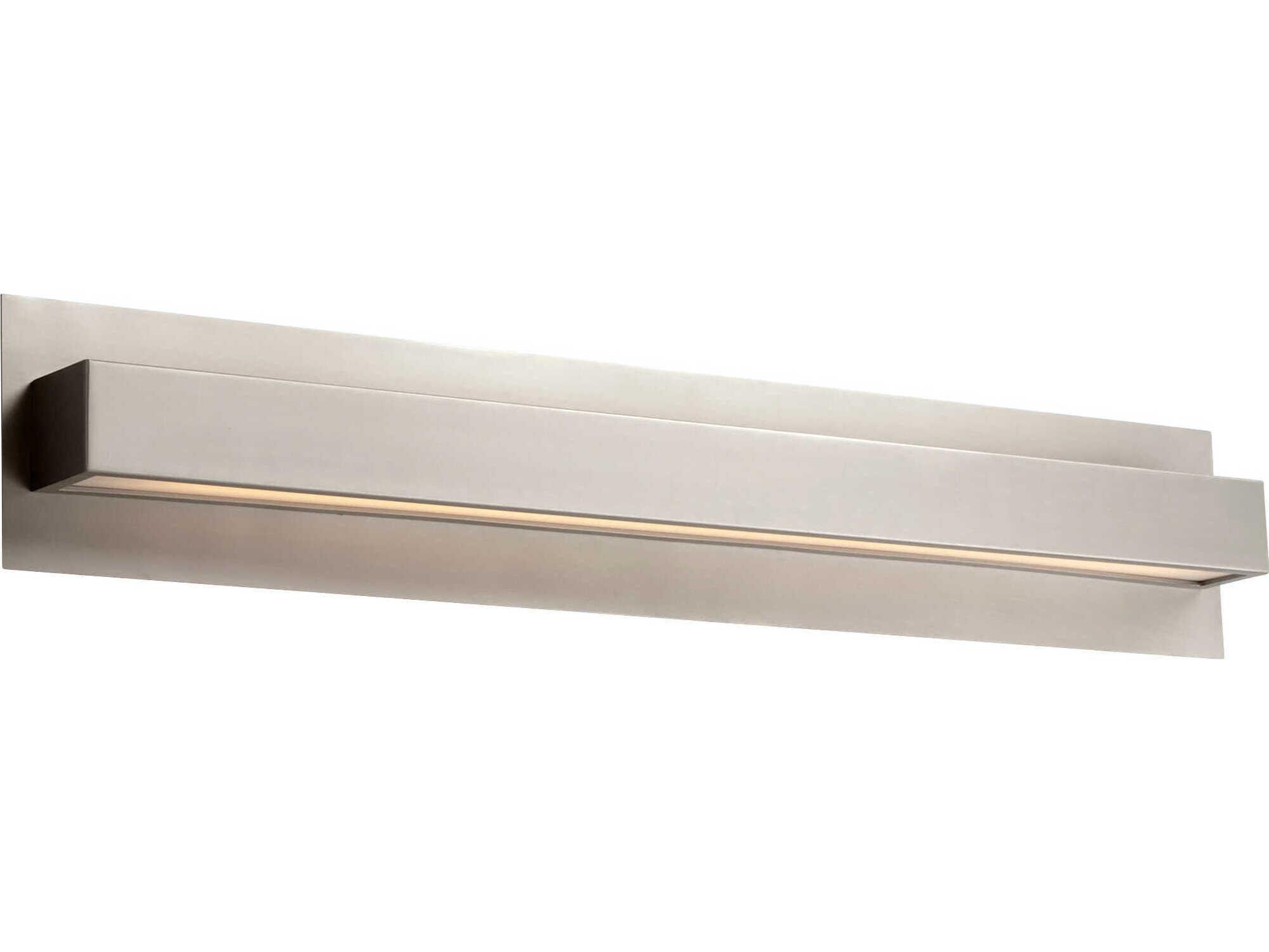 Oxygen by Quorum Alcor 1-Light Satin Nickel Vanity Light