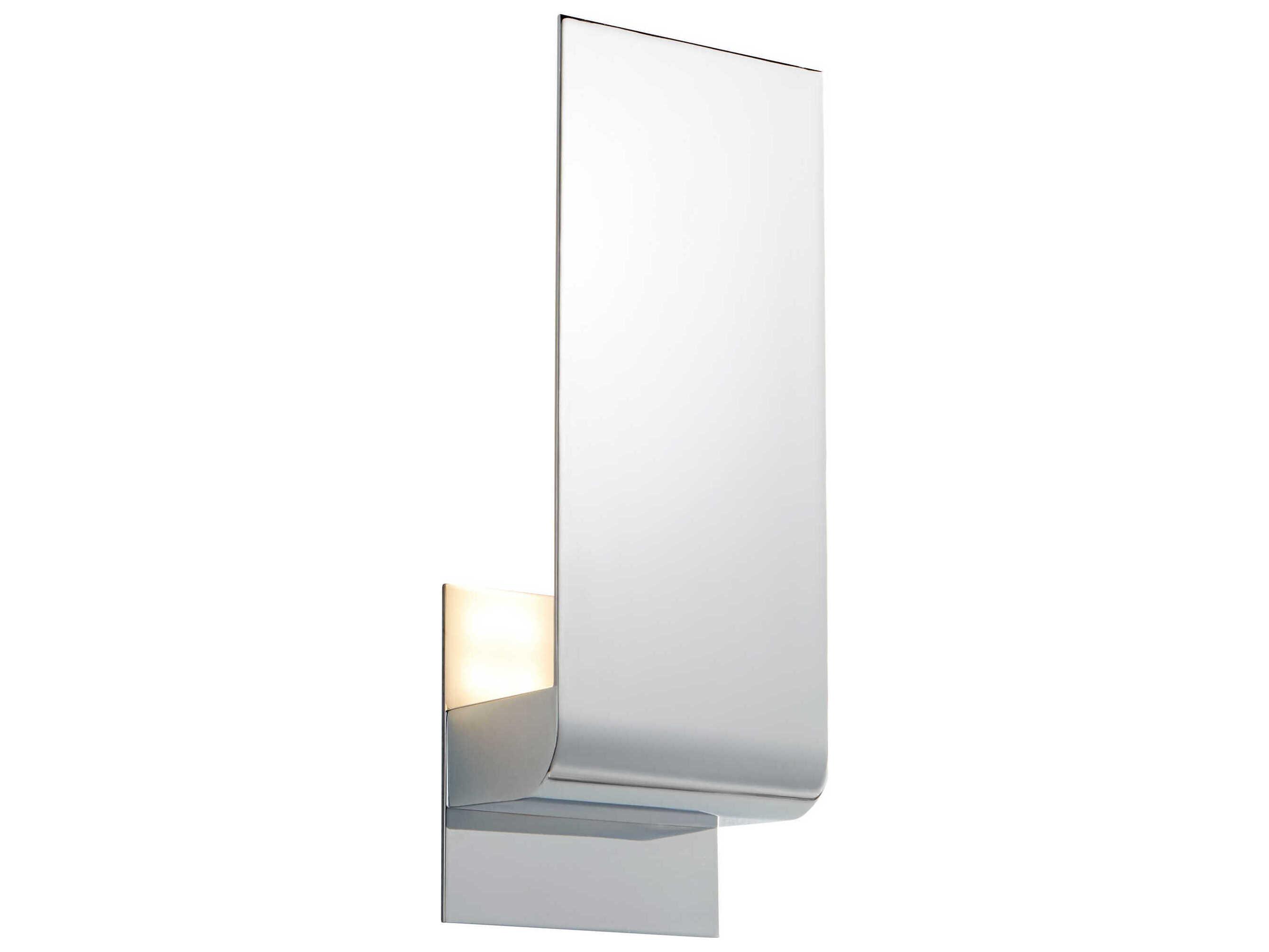Oxygen by Quorum Halo 1-Light Polished Chrome Wall Sconce