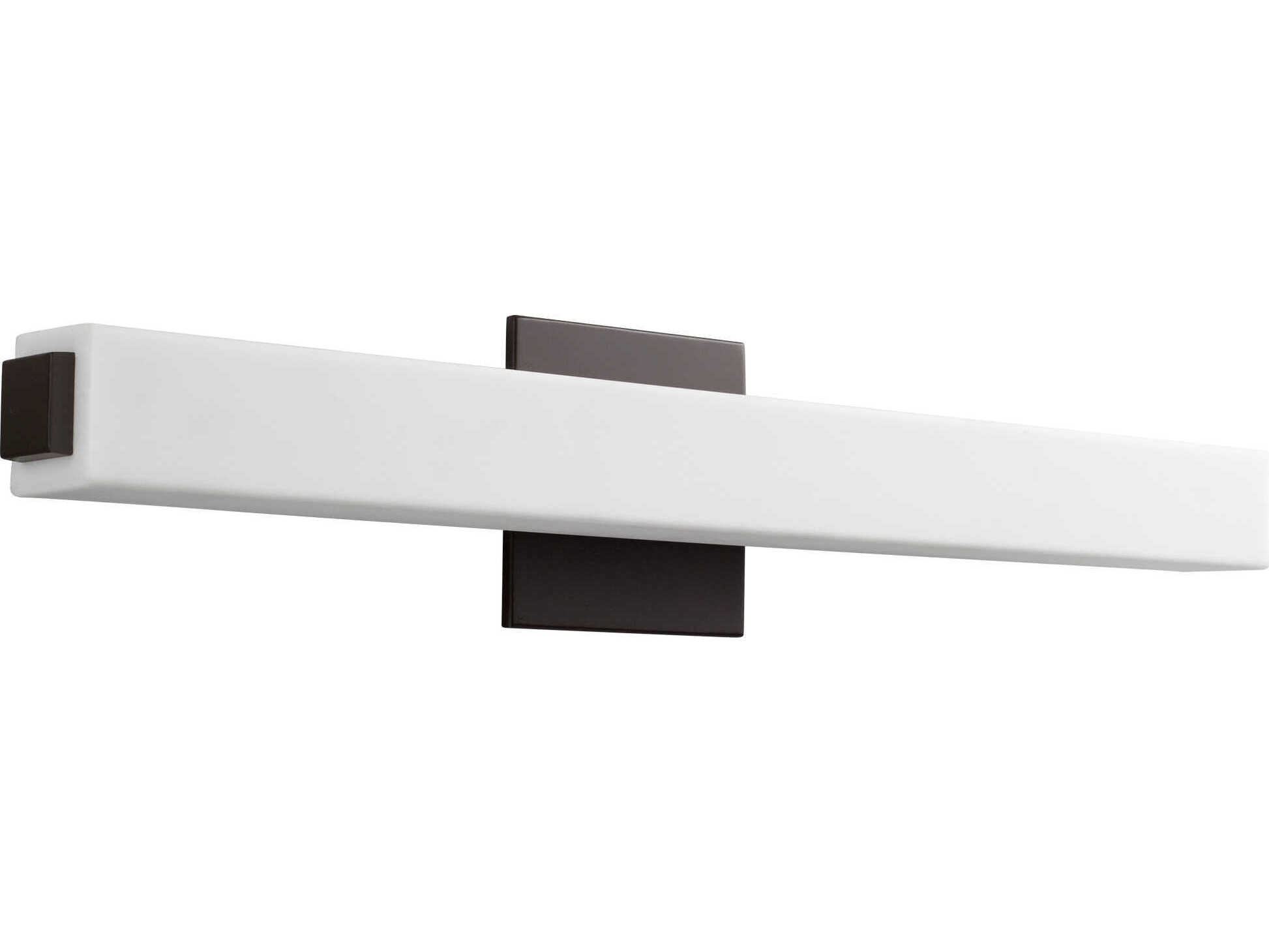 Oxygen by Quorum Adelphi 1-Light Oiled Bronze Vanity Light