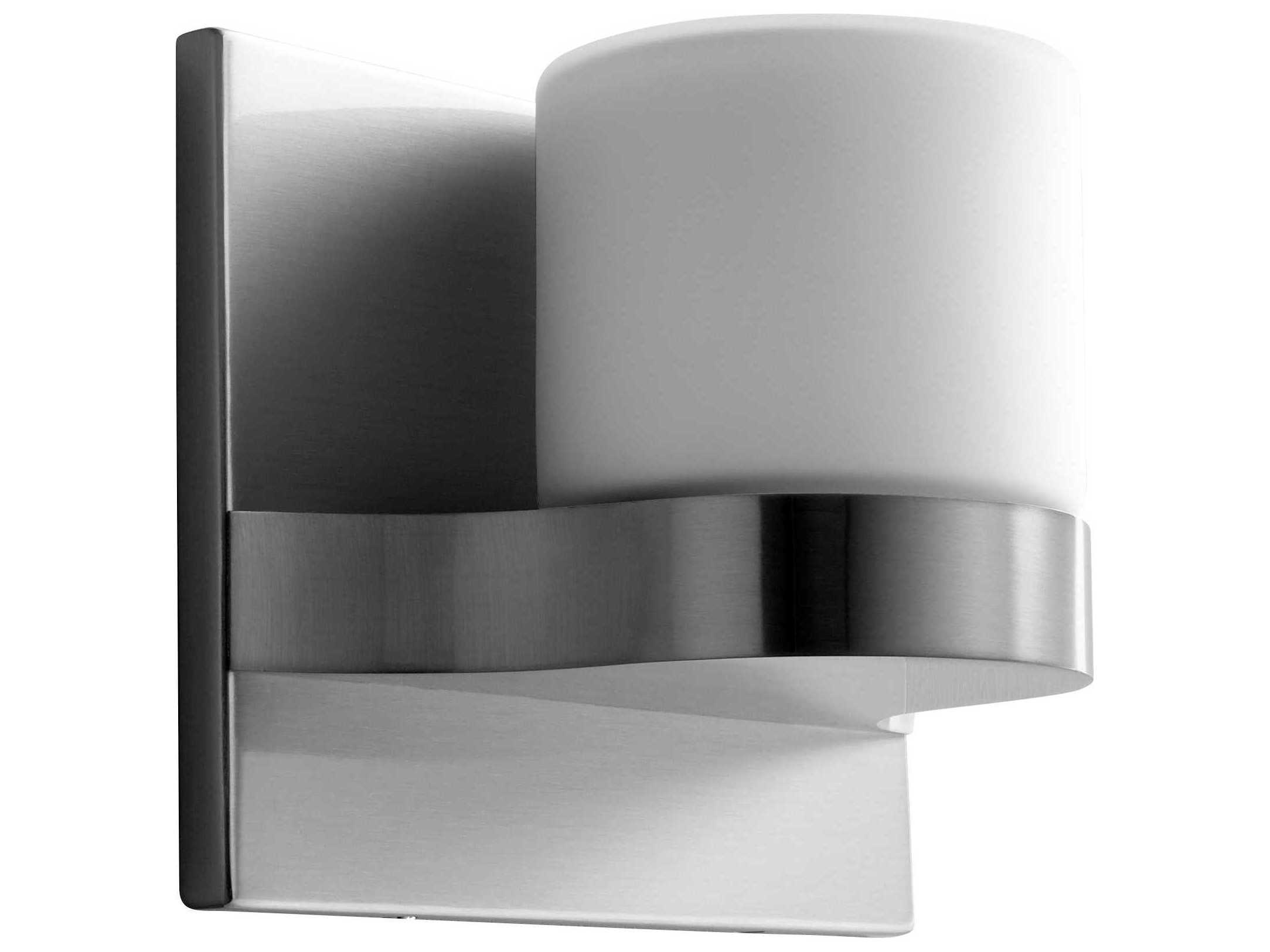 Oxygen by Quorum Olio 1-Light Satin Nickel Wall Sconce