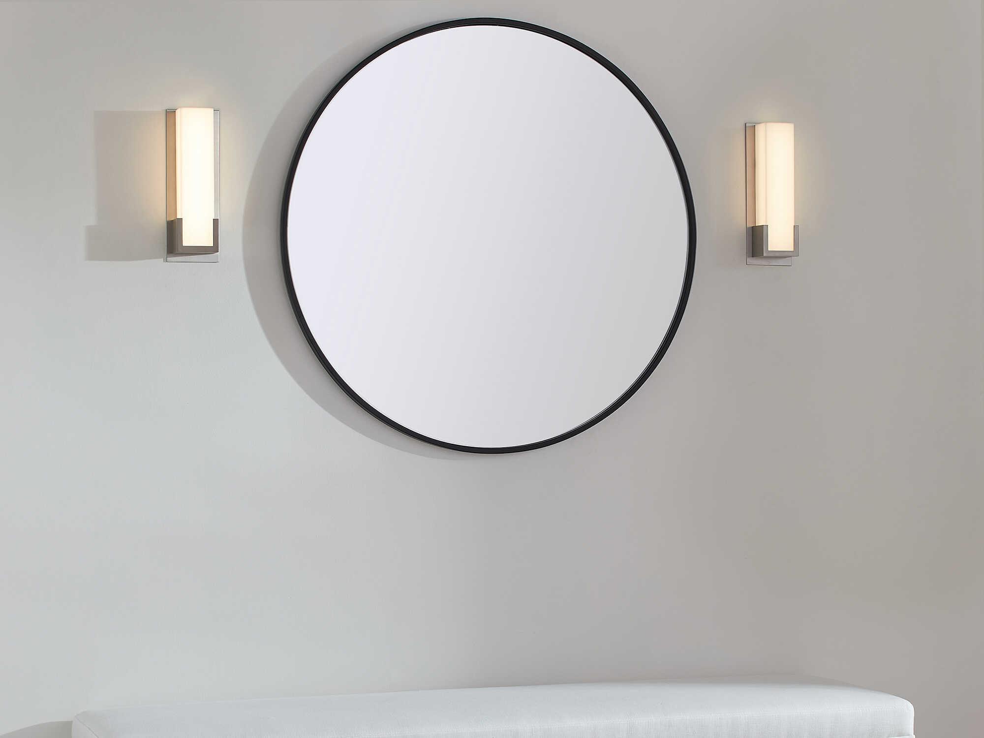 Oxygen by Quorum Orion 1-Light Satin Nickel Wall Sconce