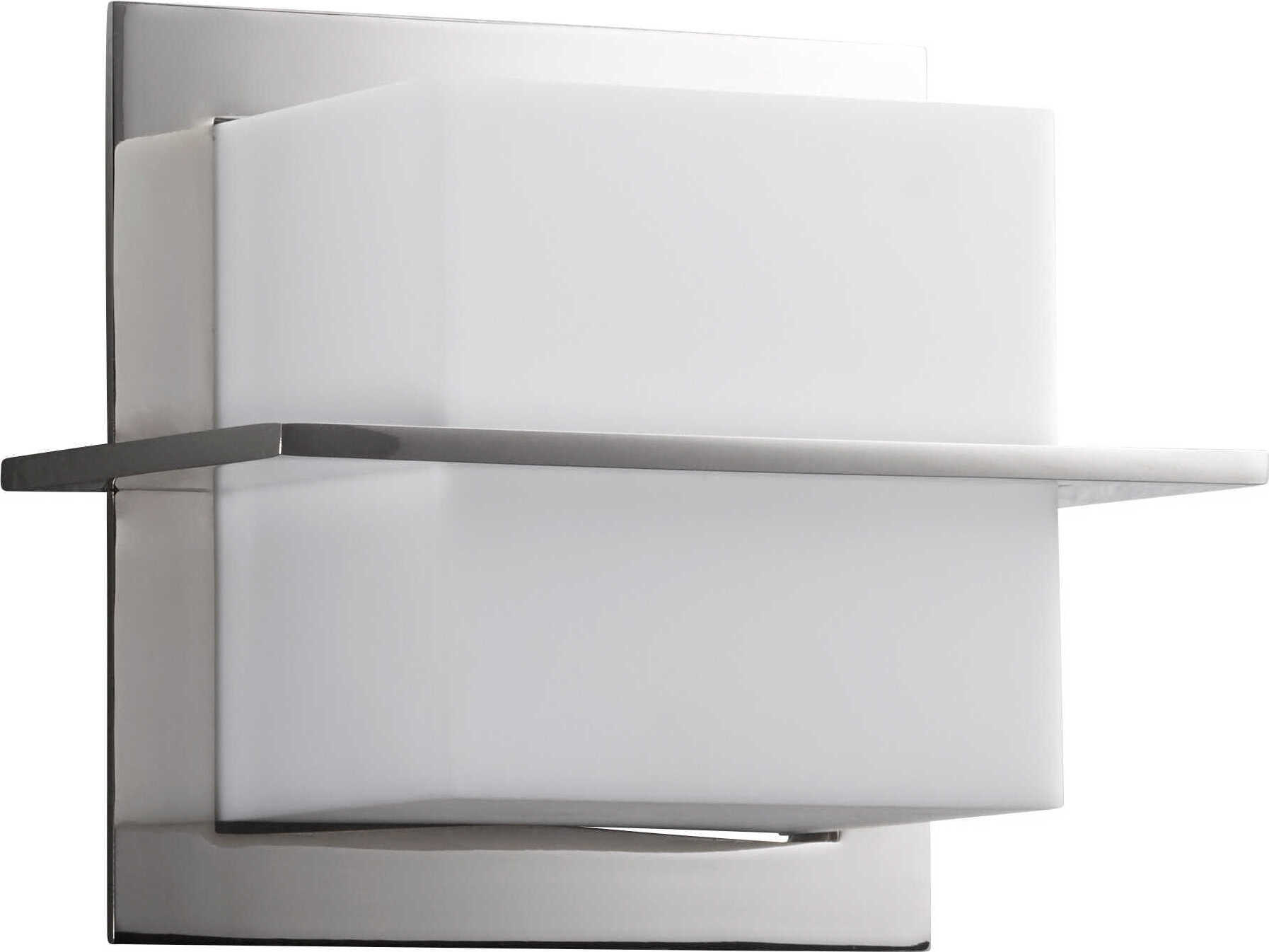 Oxygen by Quorum Metrix 1-Light Polished Nickel Wall Sconce