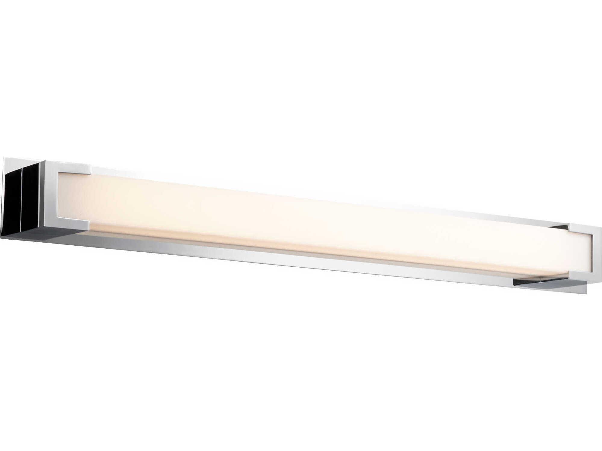 Oxygen by Quorum Orion 1-Light Polished Chrome Vanity Light