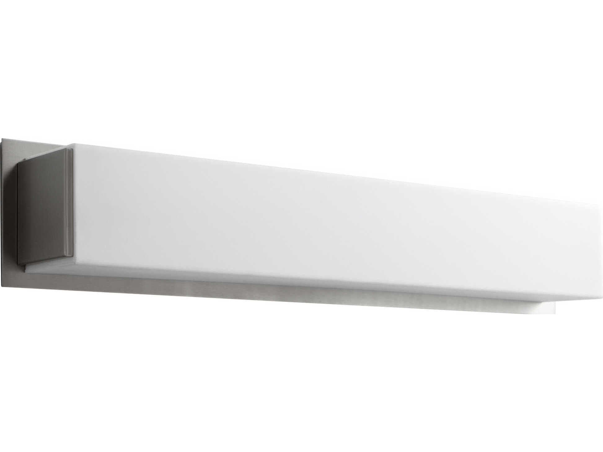 Oxygen by Quorum The Fuse 2-Light Satin Nickel Vanity Light